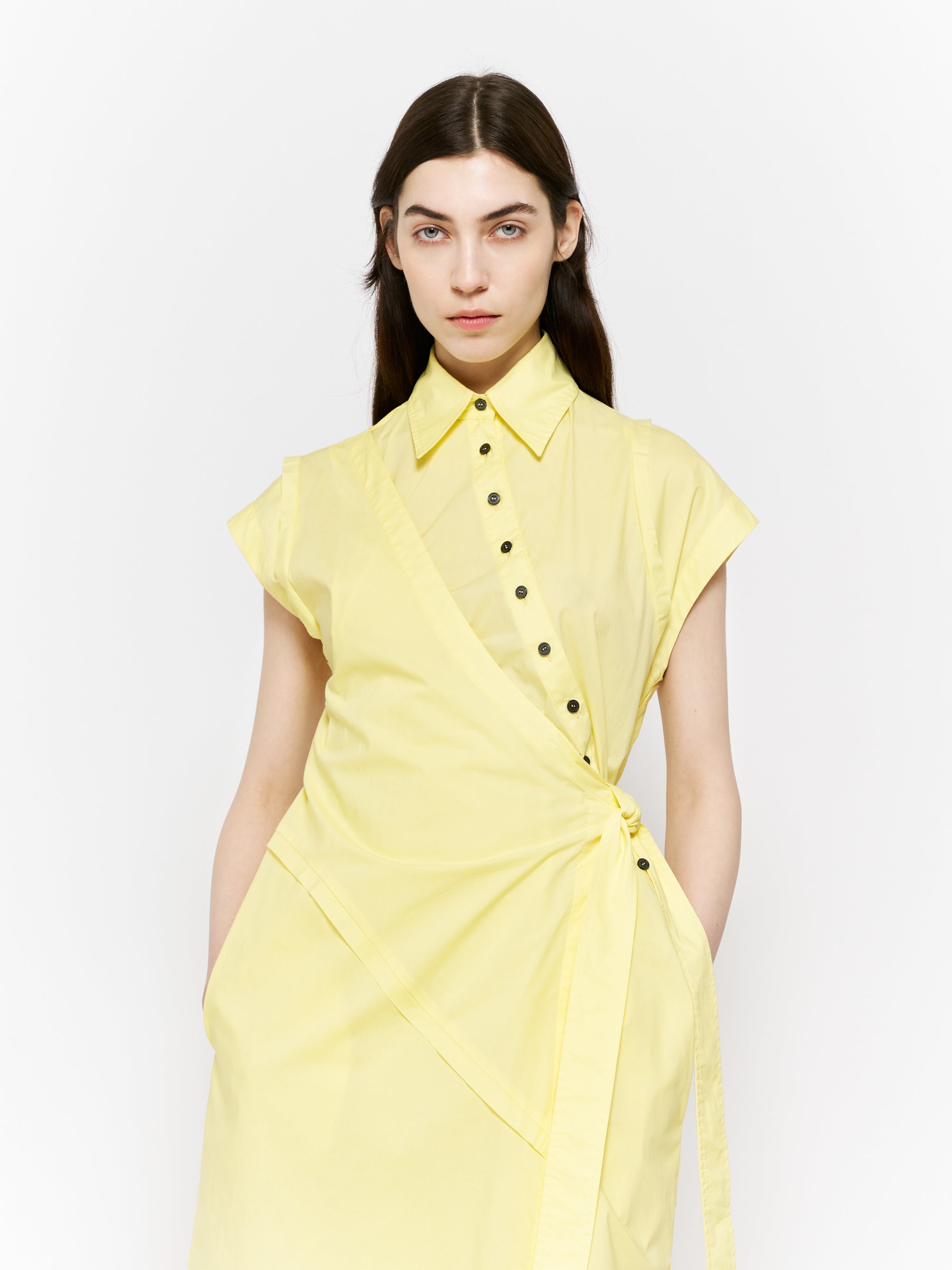 Ain Dress Lemon Yellow