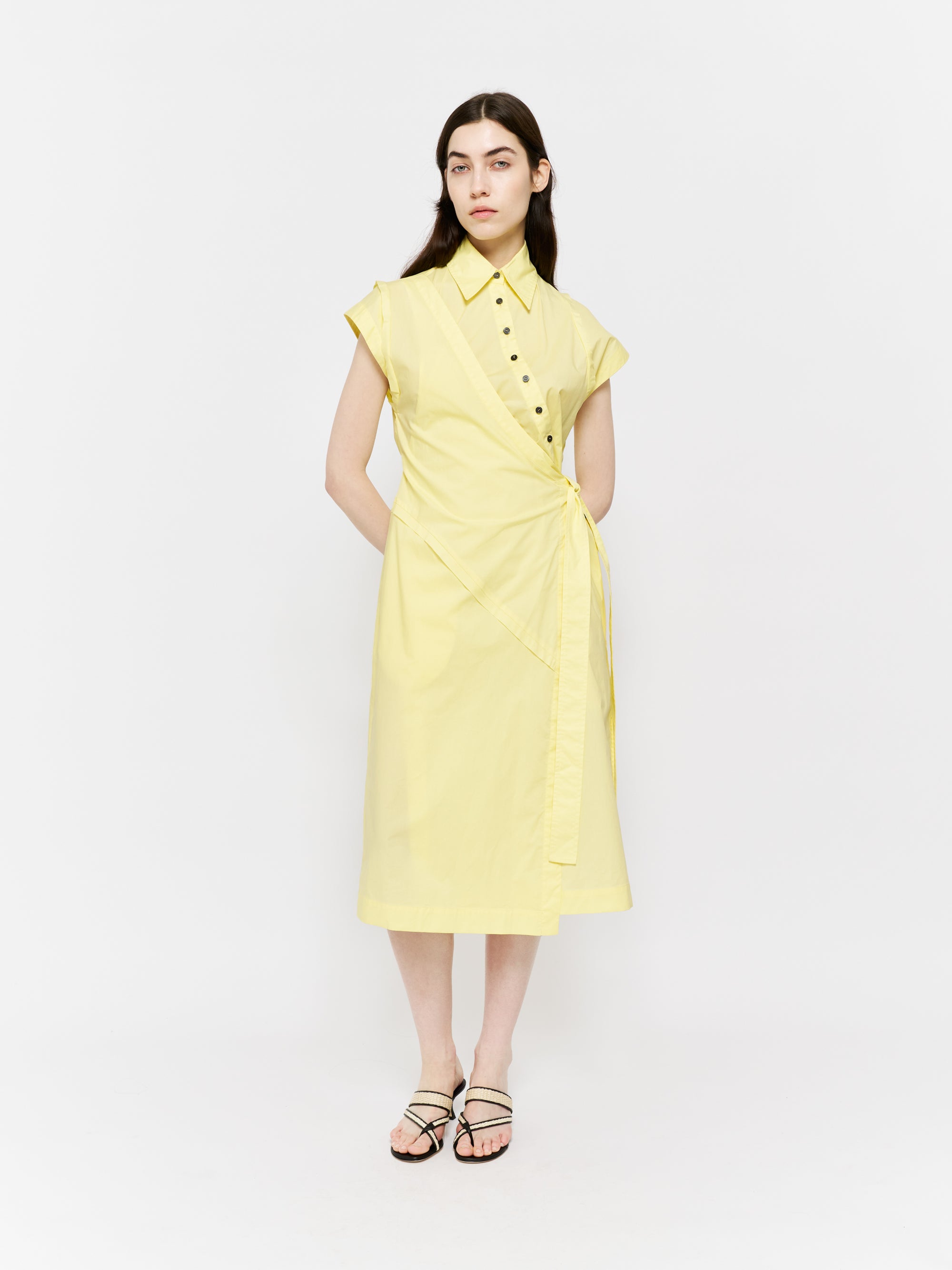 Ain Dress Lemon Yellow