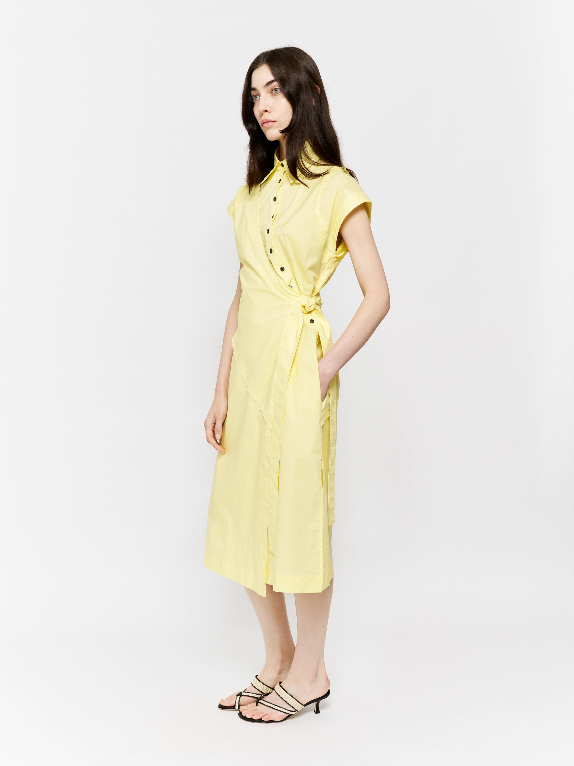 Ain Dress Lemon Yellow