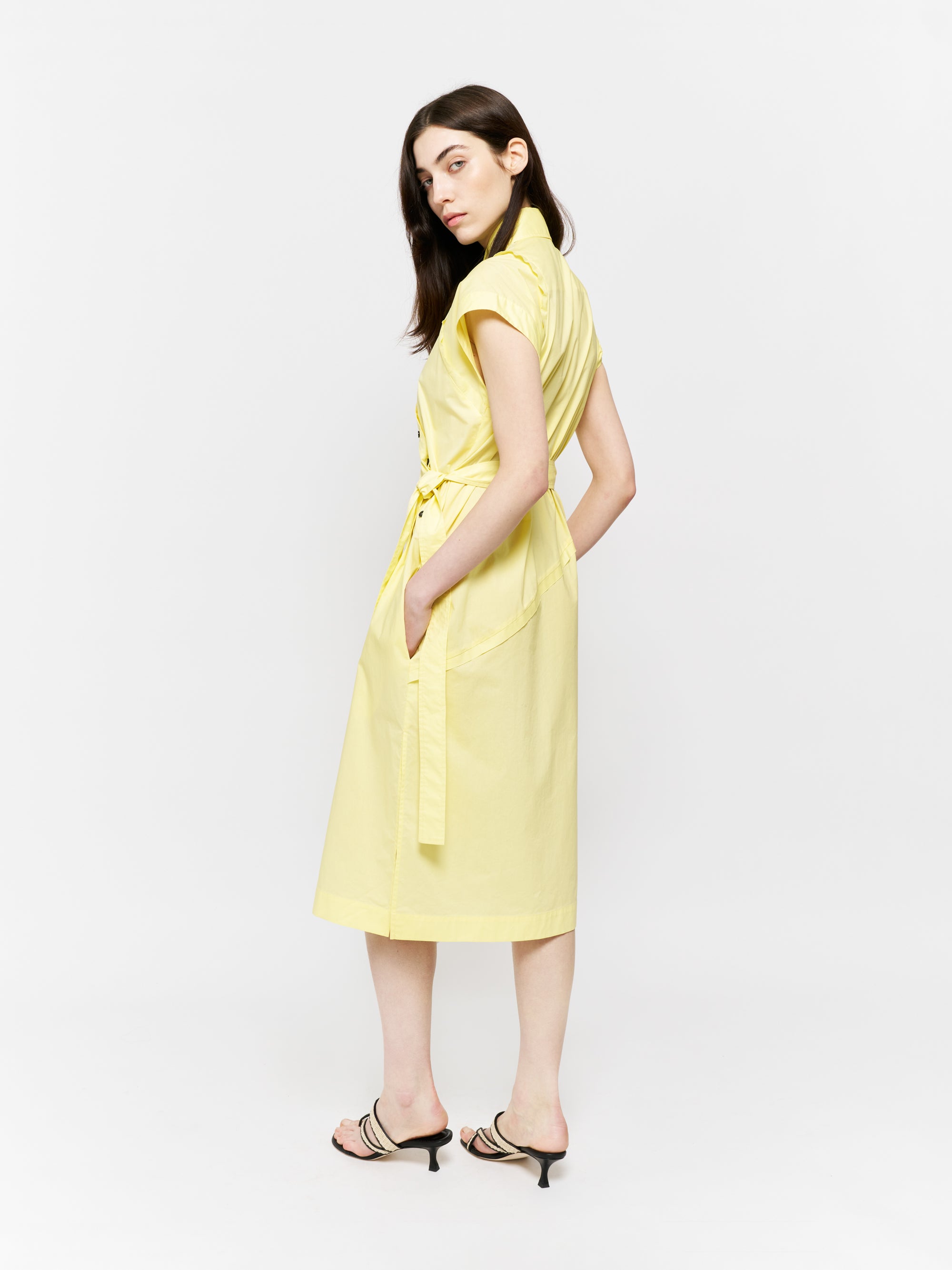 Ain Dress Lemon Yellow