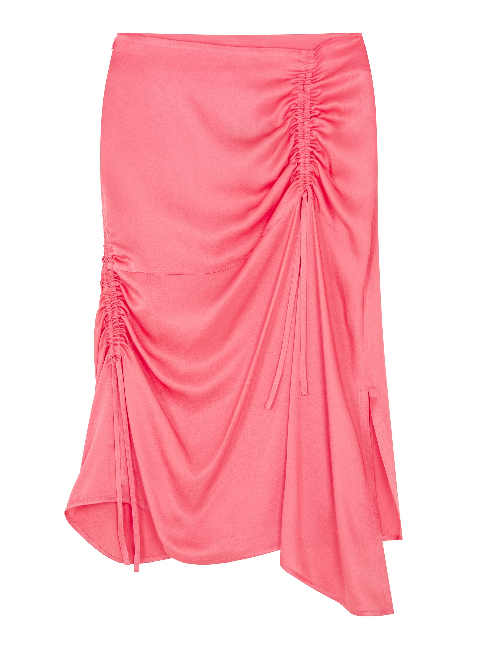 Antonia Skirt Satin Hibiscus