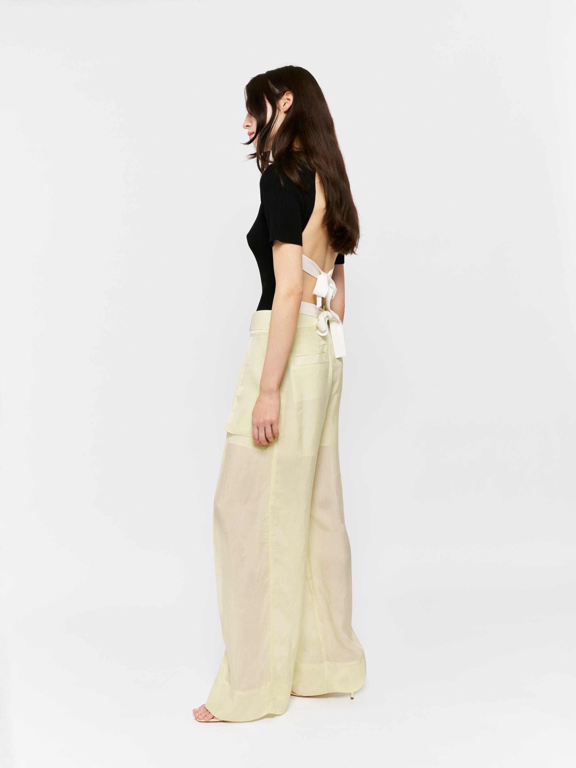 Carmela Trousers Pale Lime