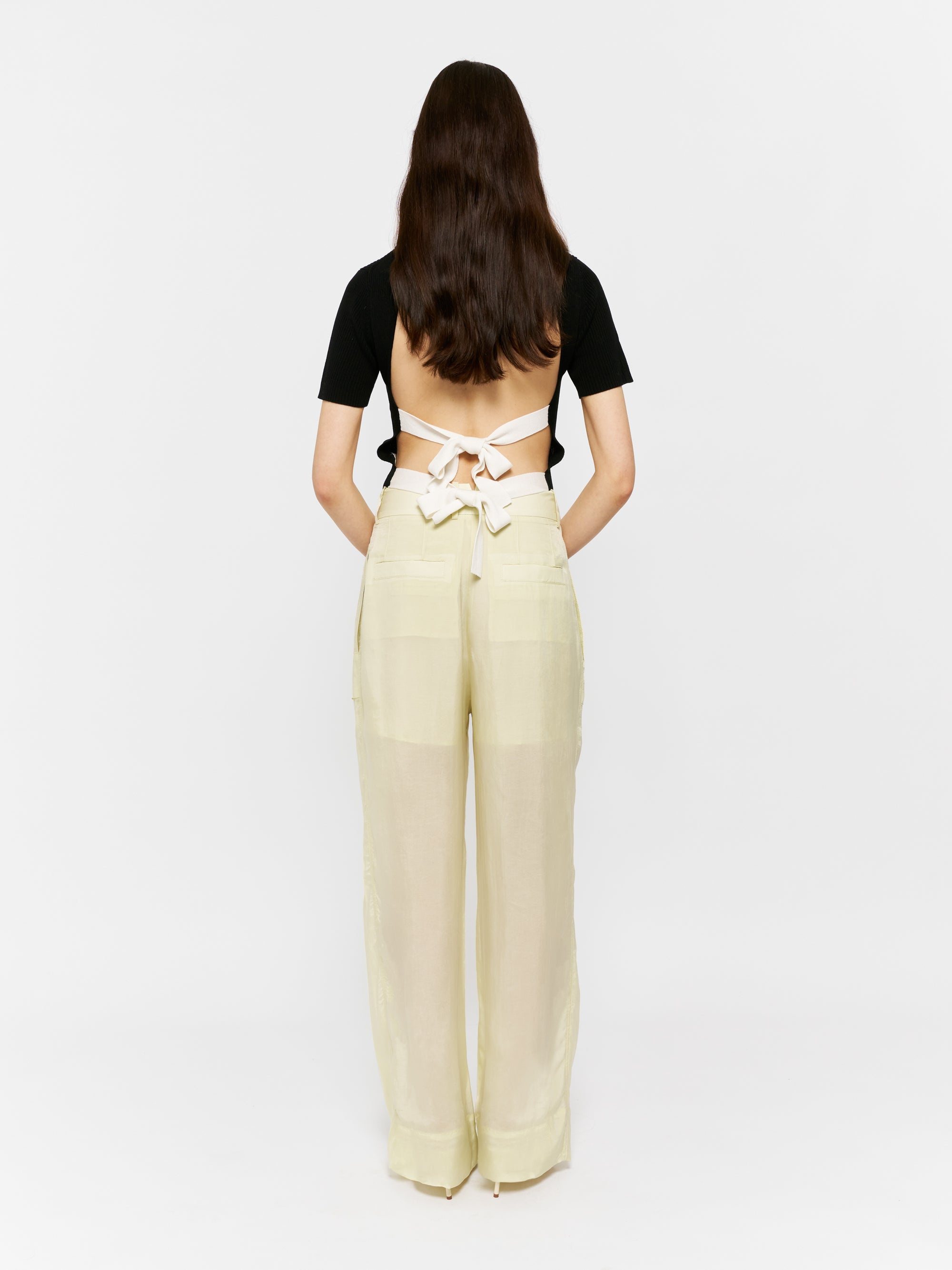 Carmela Trousers Pale Lime