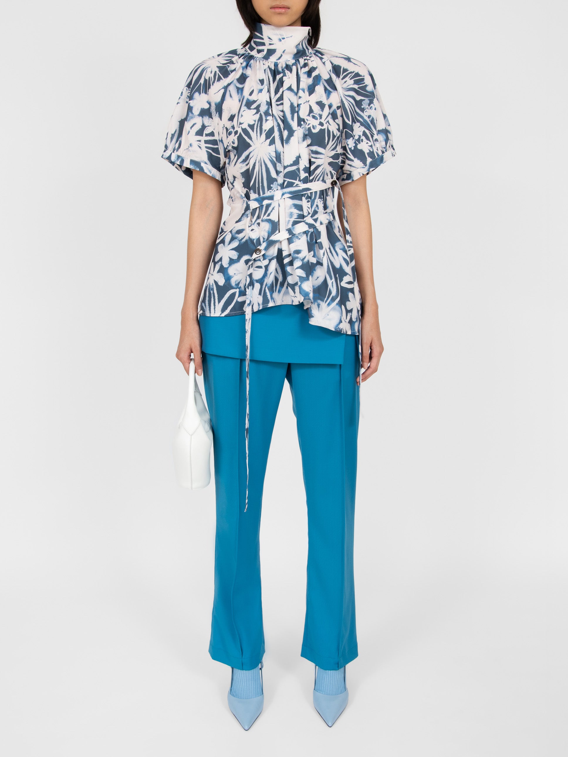 Dandelion Top Inky Floral Indigo