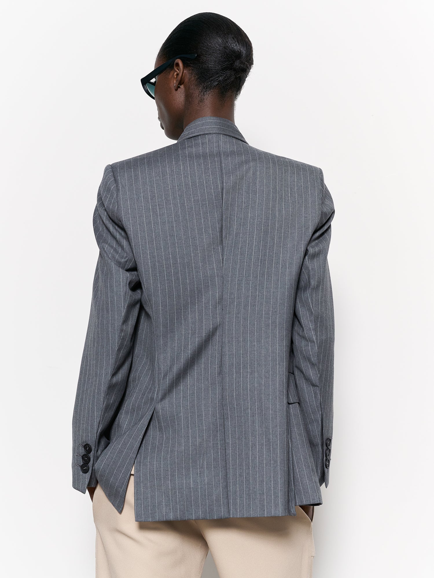 Mardot Jacket Grey and White