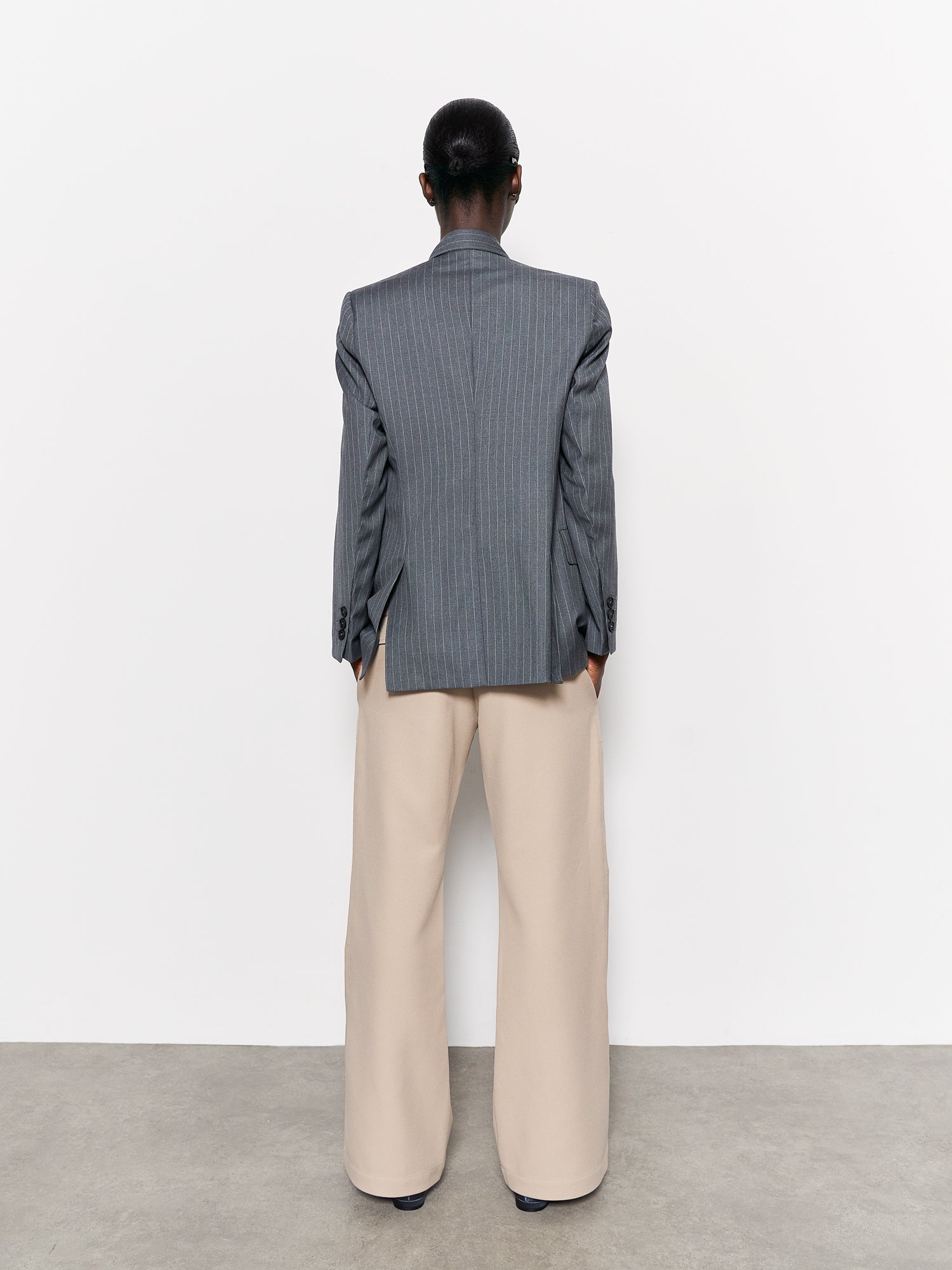 Mardot Jacket Grey and White