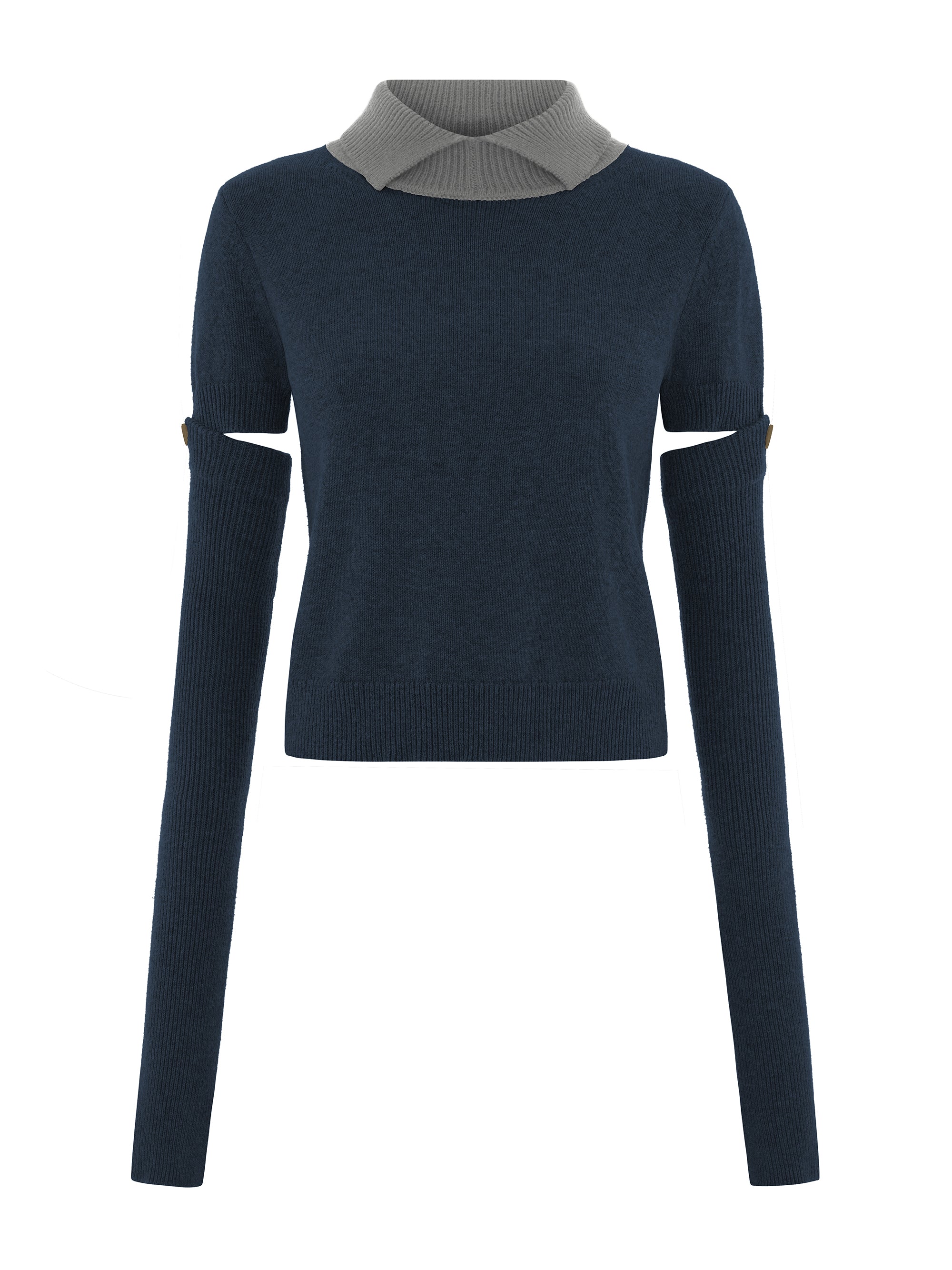 Cleo Polo Knit Navy