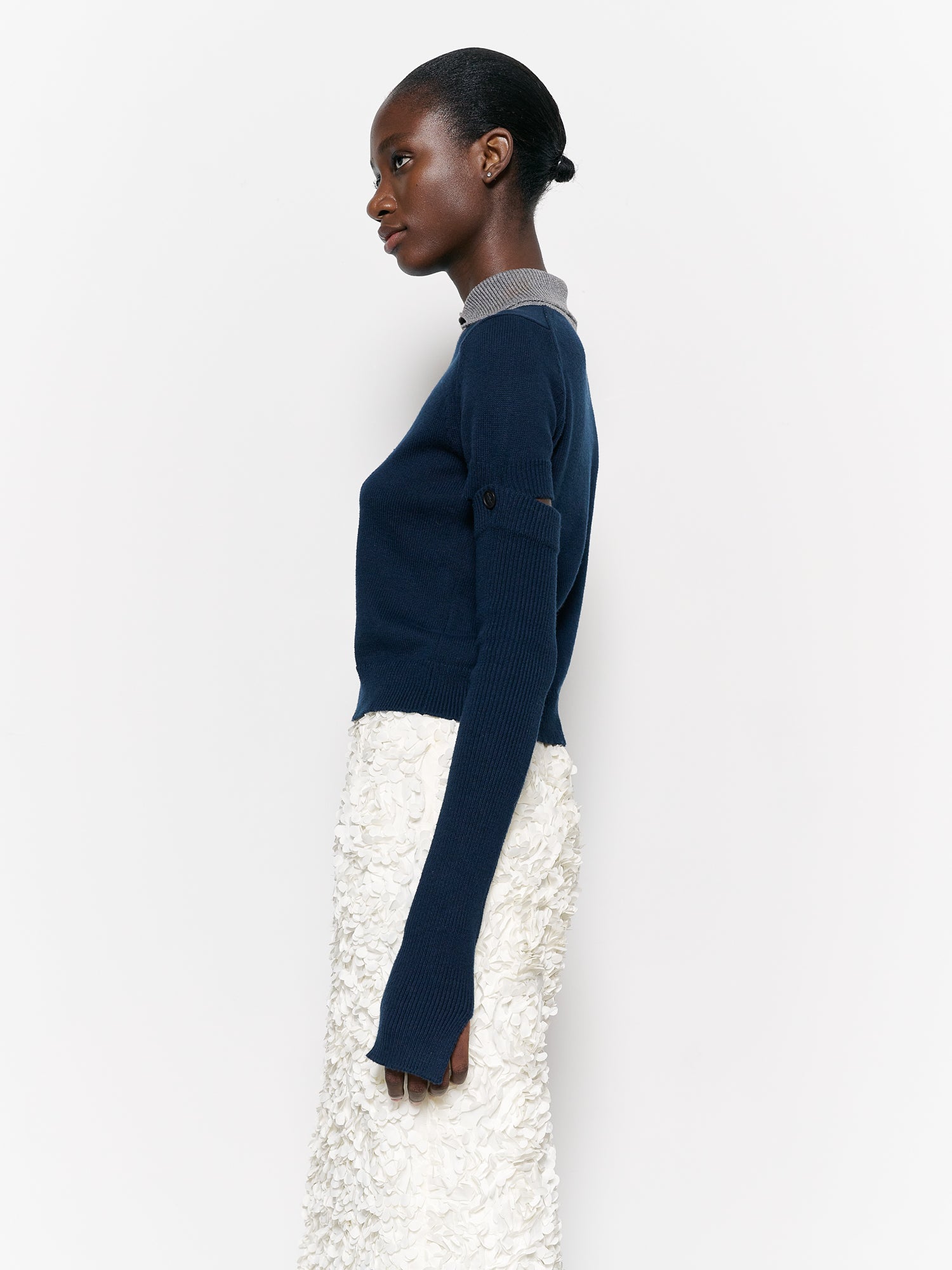 Cleo Polo Knit Navy