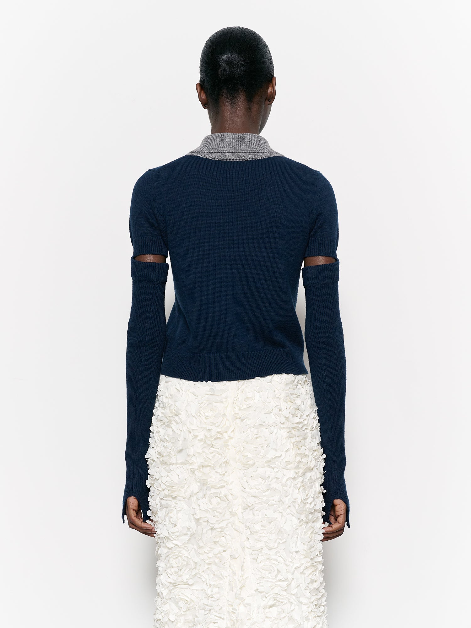 Cleo Polo Knit Navy