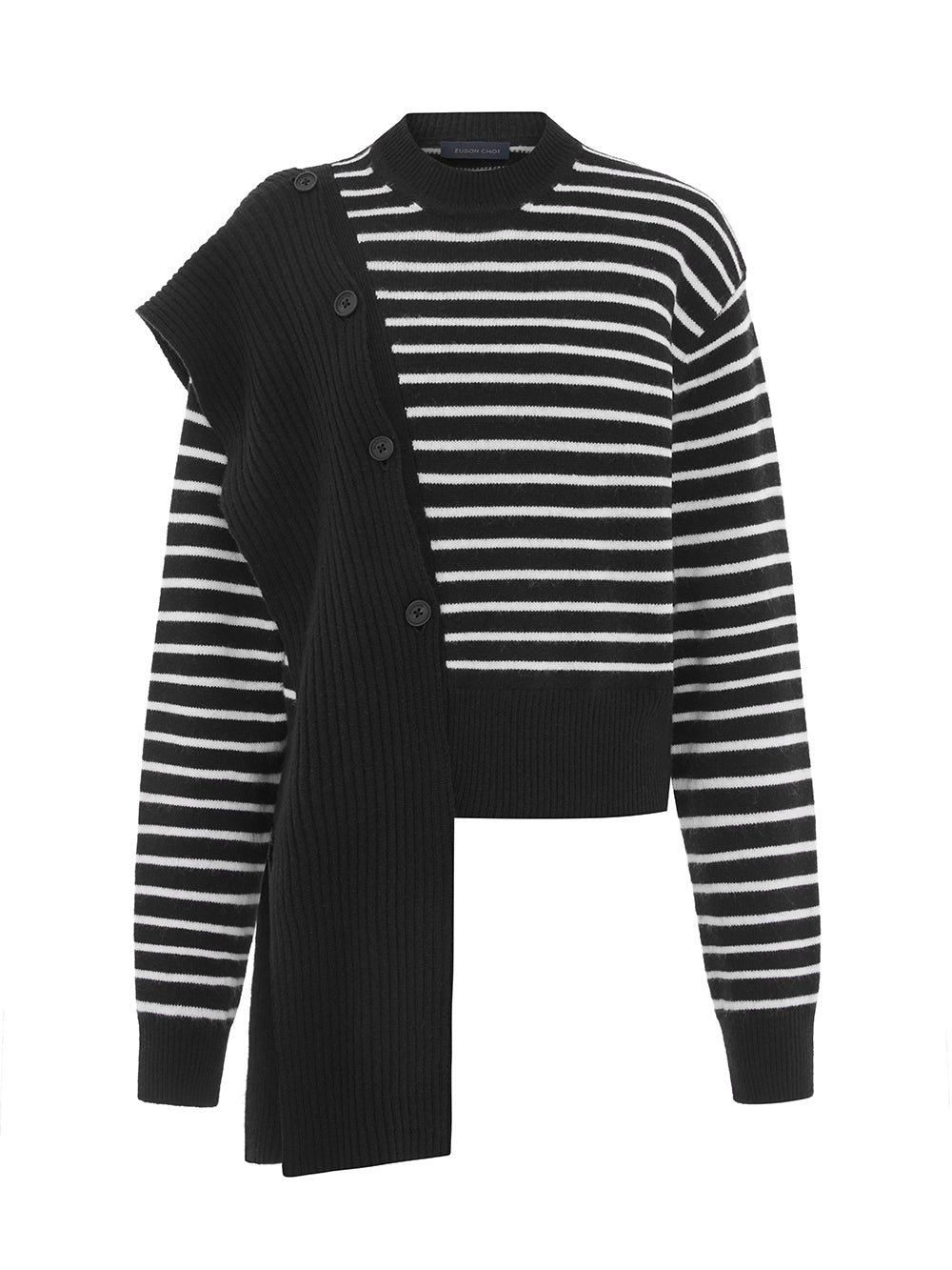 Hilma Jumper Black / White Stripe