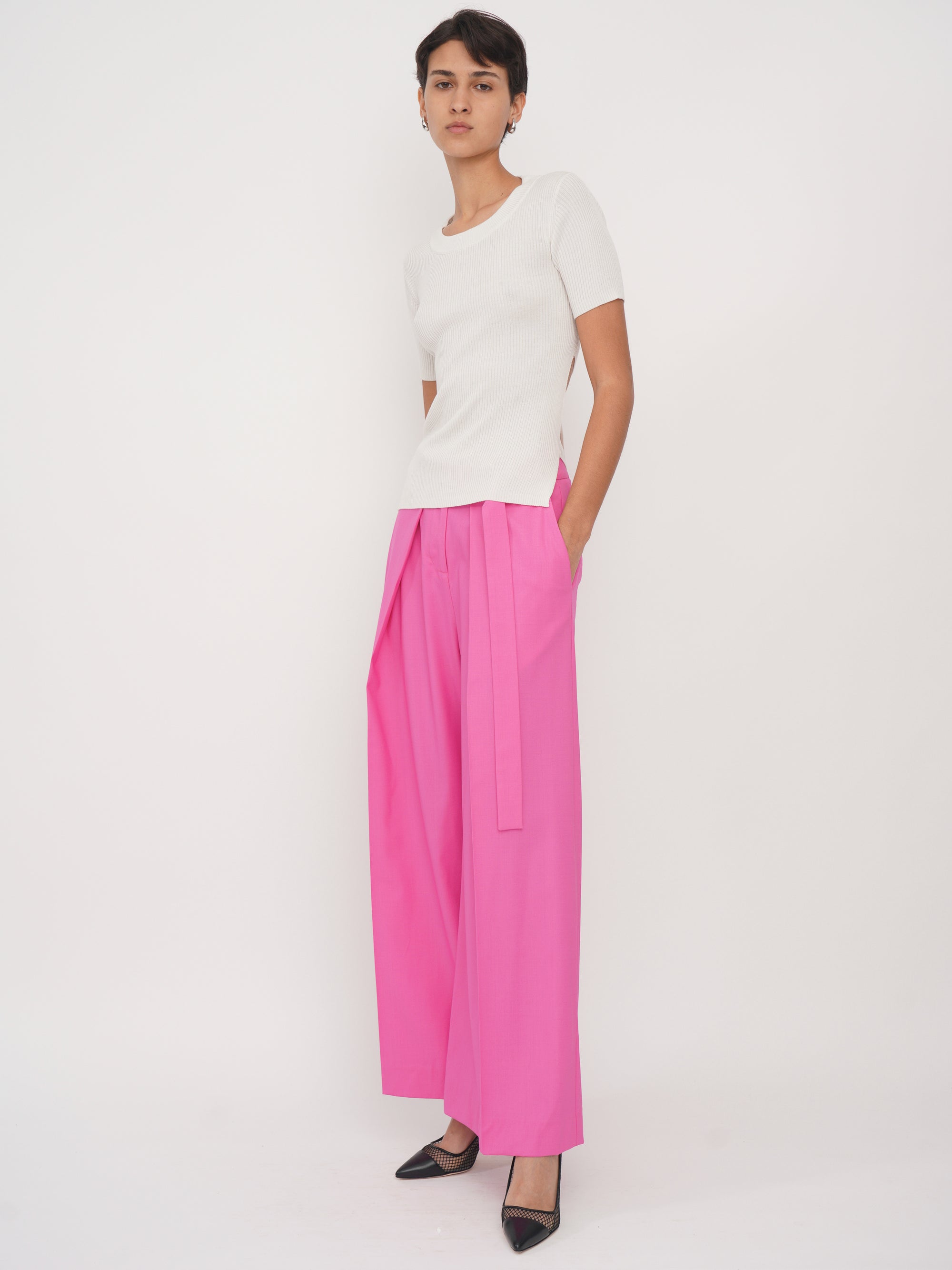 Leda Top Off White