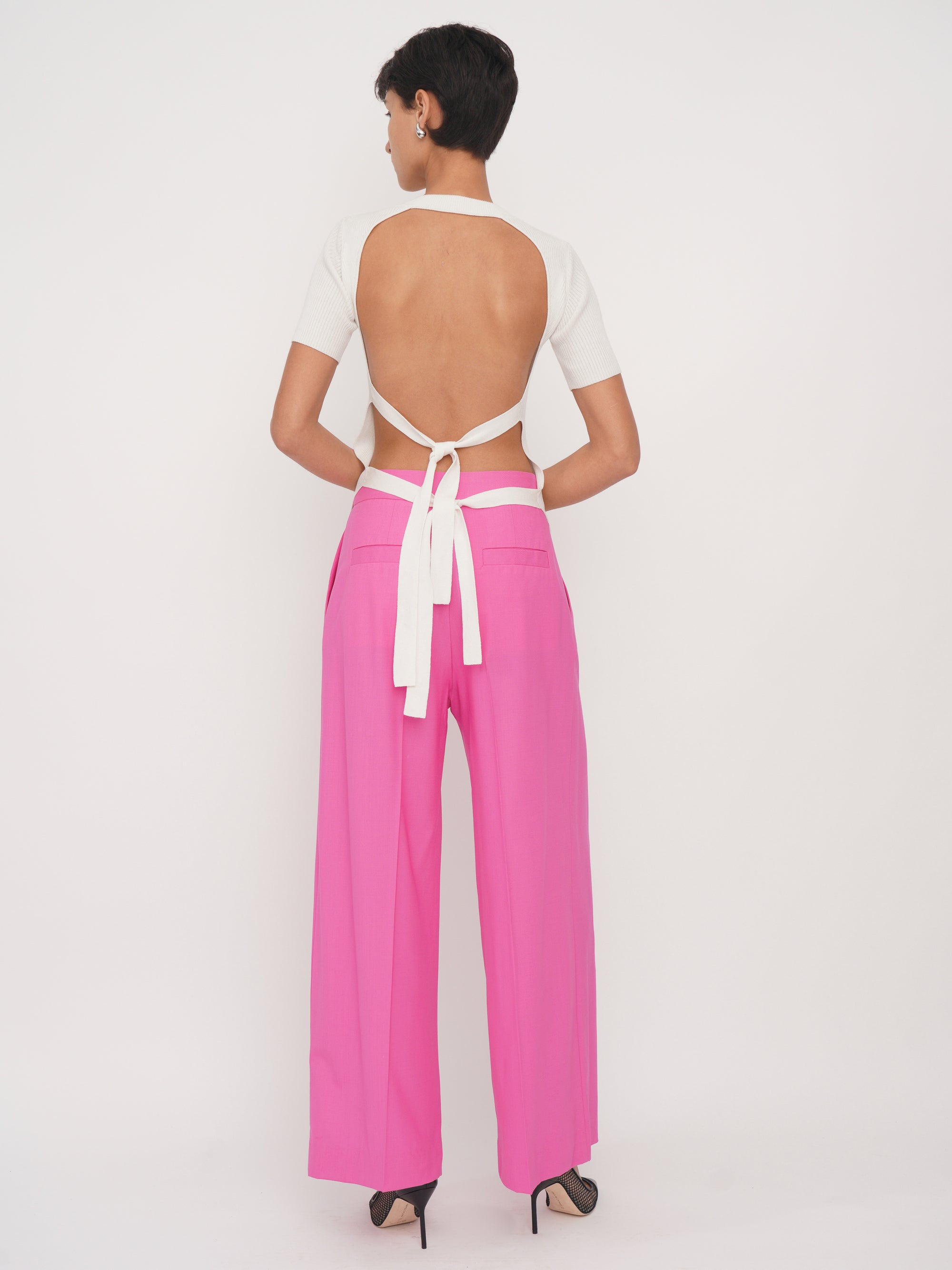 Leda Top Off White