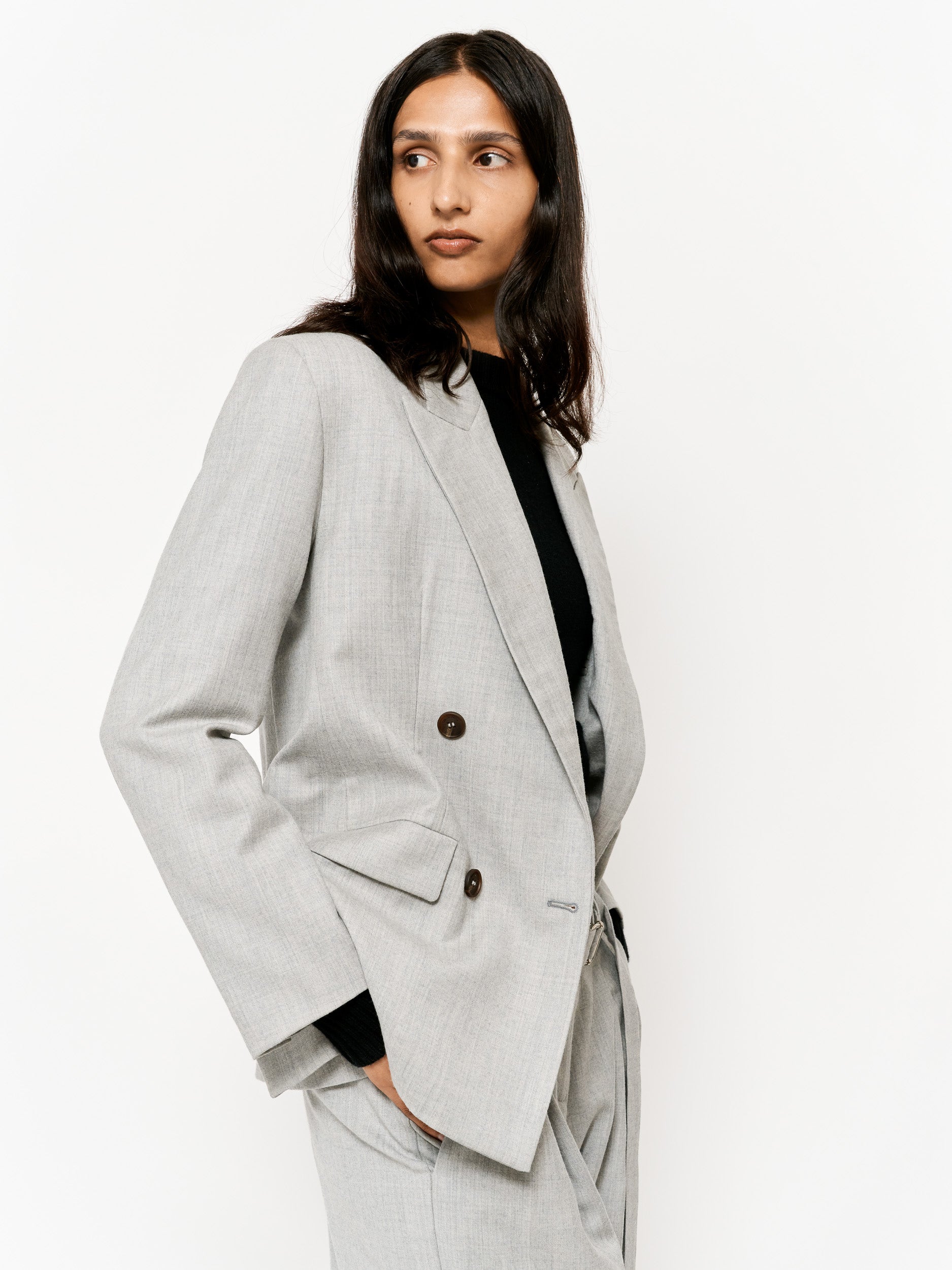 Ellen Jacket Melange Grey