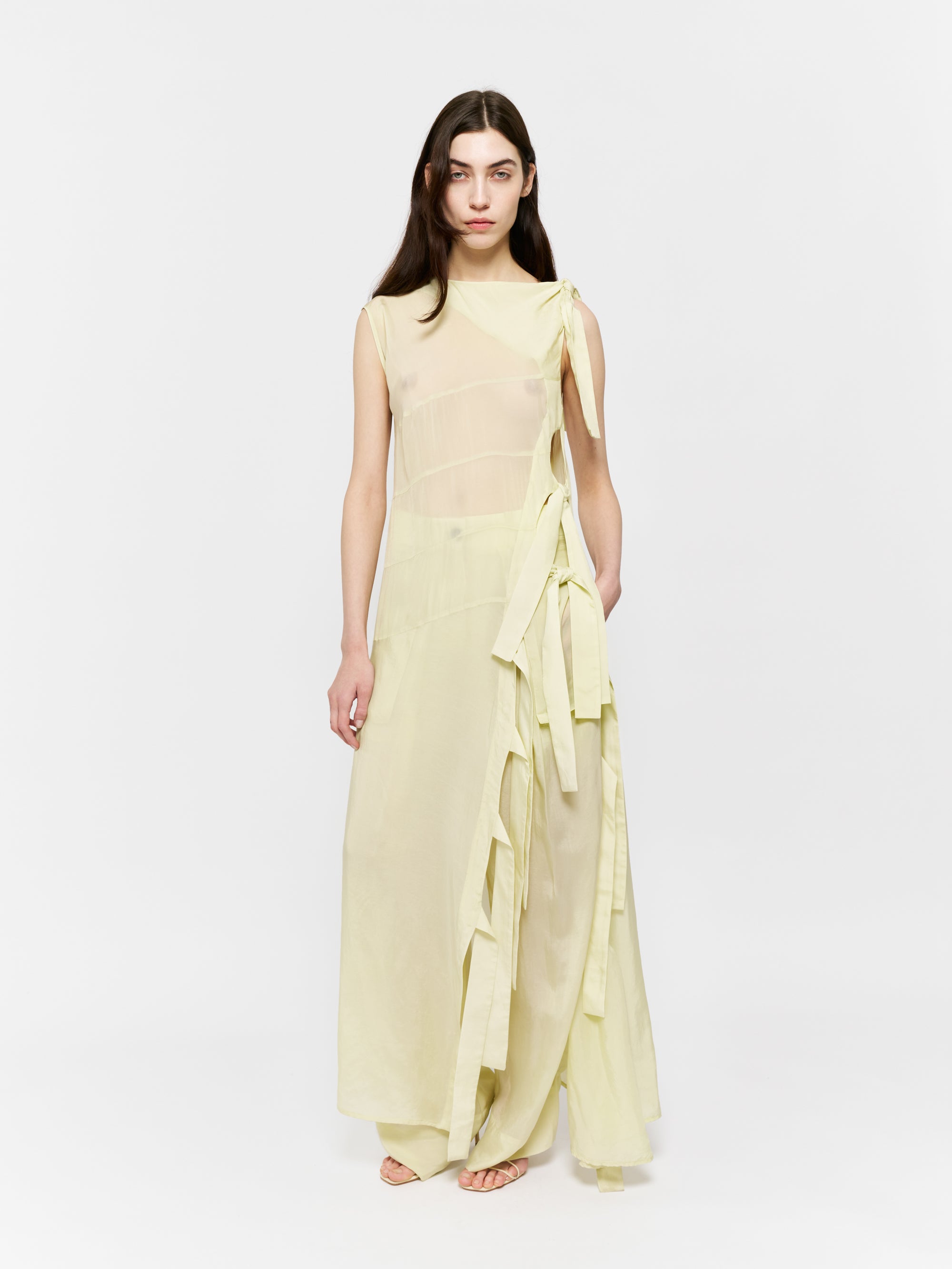 Carmela Trousers Pale Lime