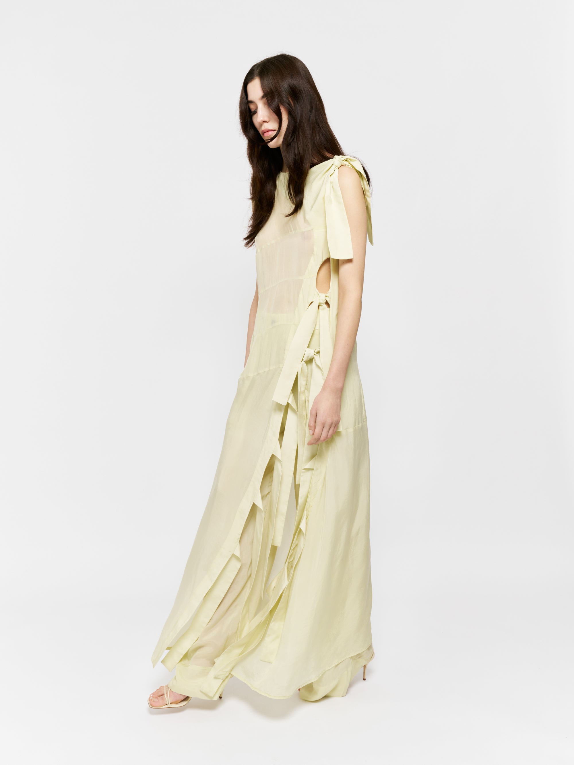 Gemma Dress Pale Lime