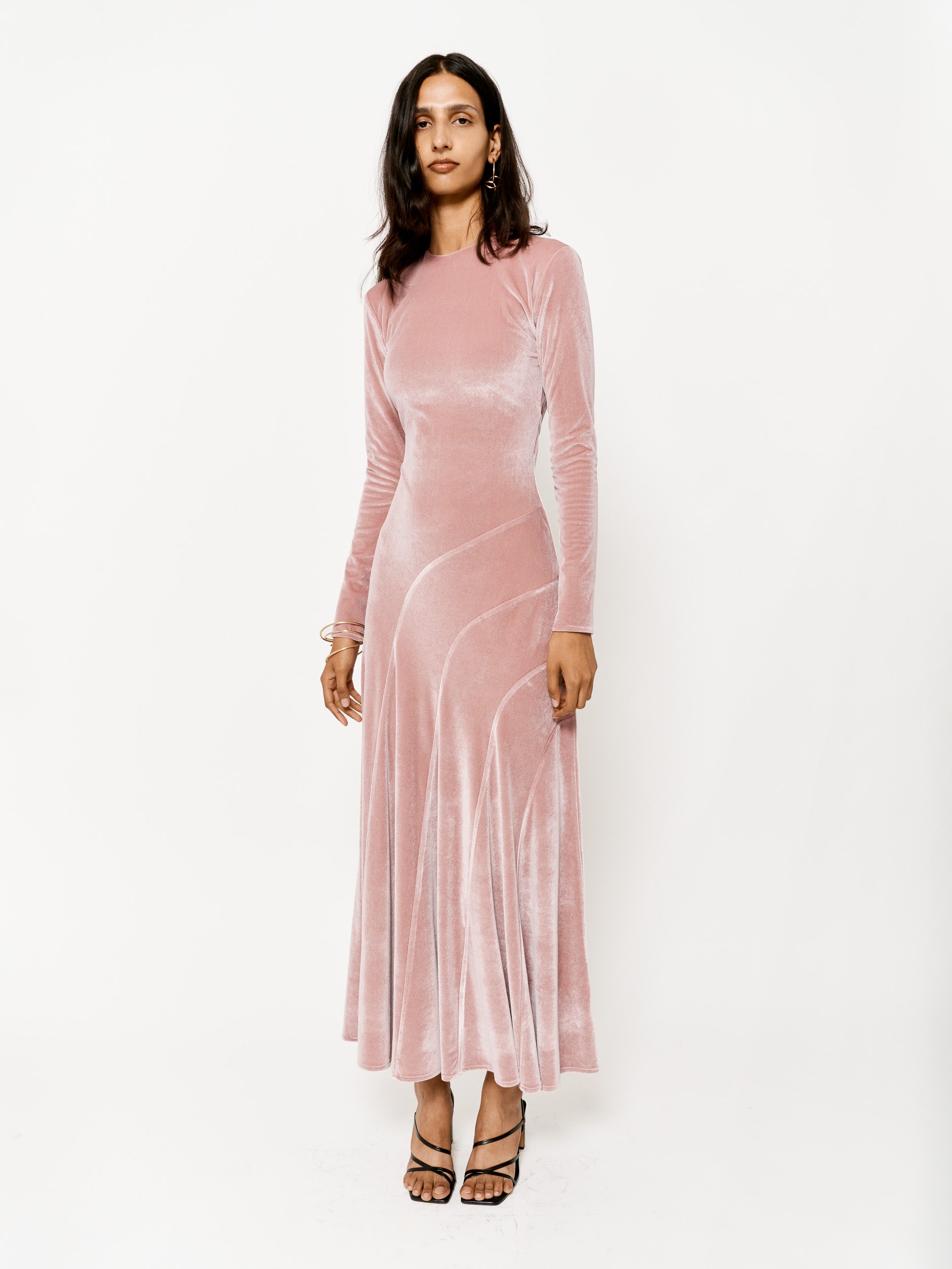 Greta Dress Dusty Rose