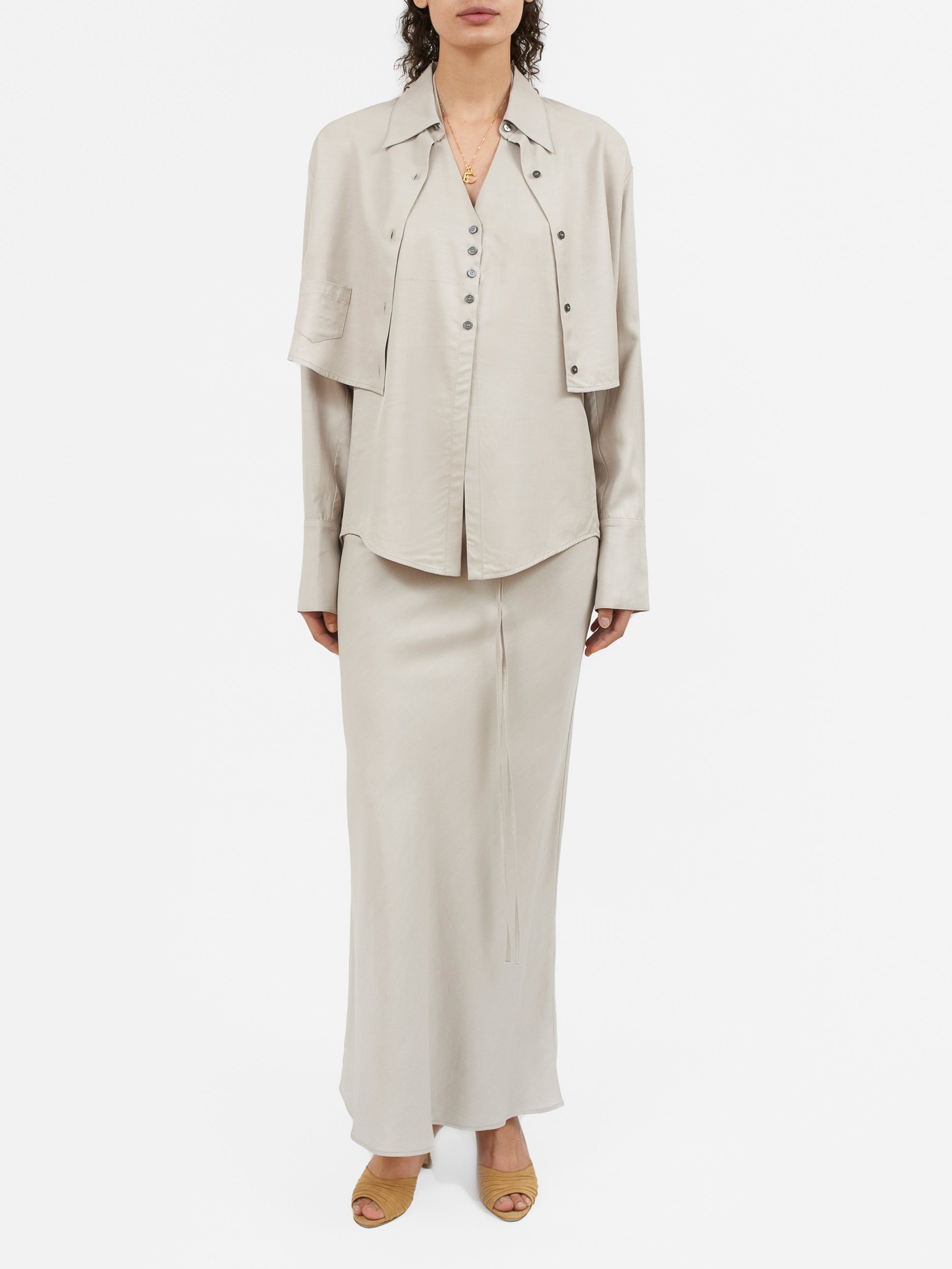 Indira Shirt Misty Grey