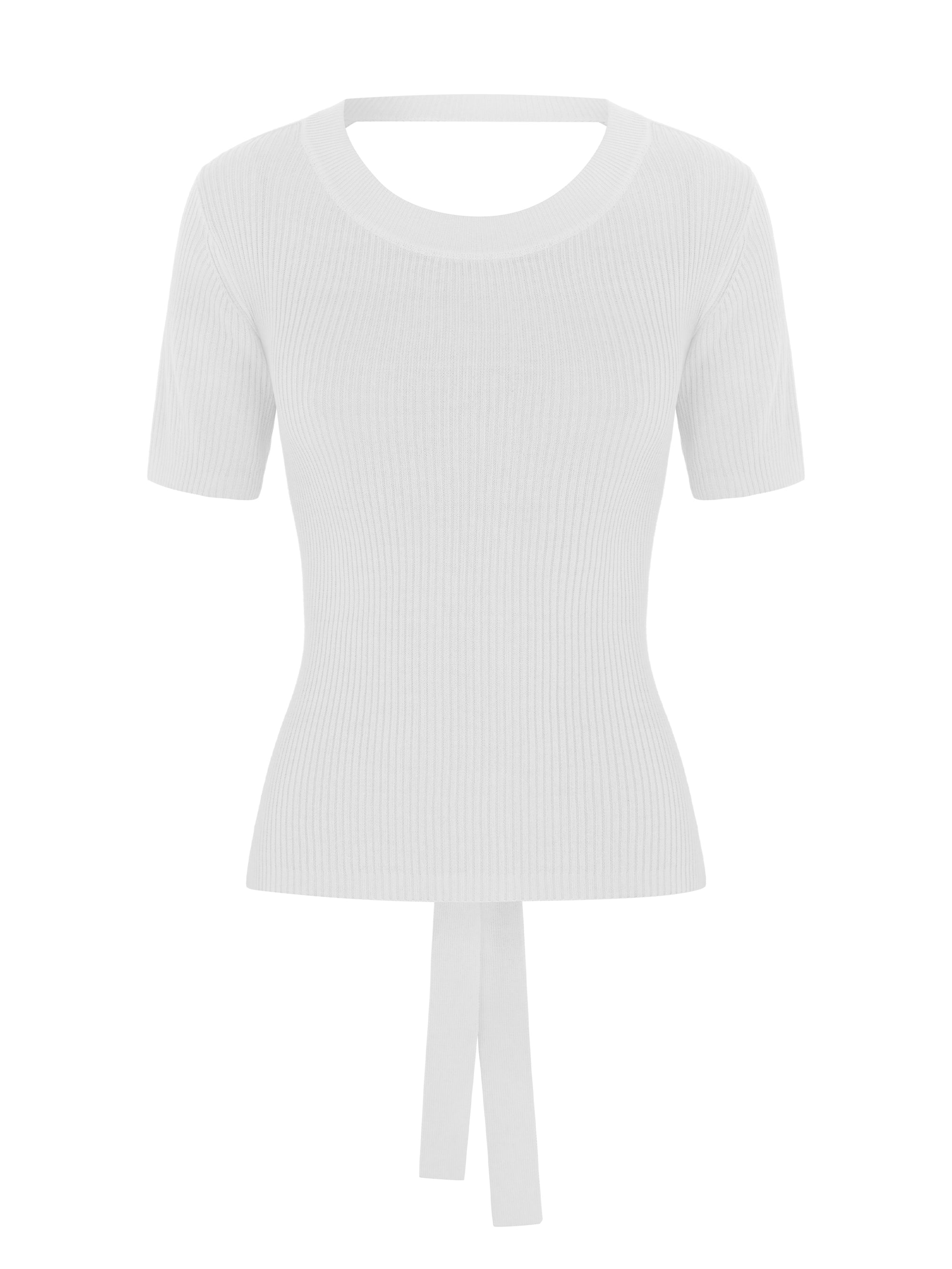 Leda Top Off White