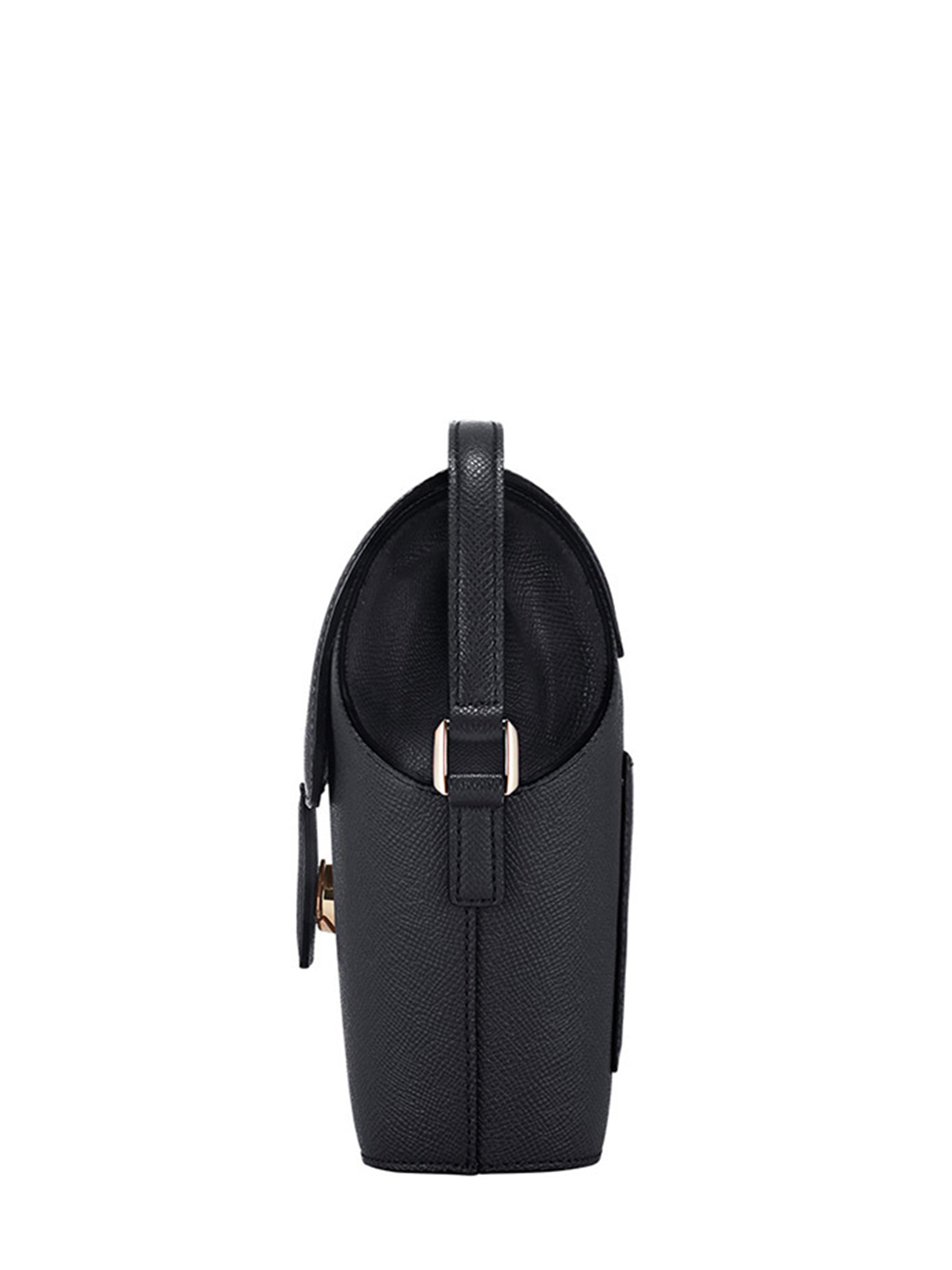Lina Bag Embossed Black - LOUIS QUATORZE