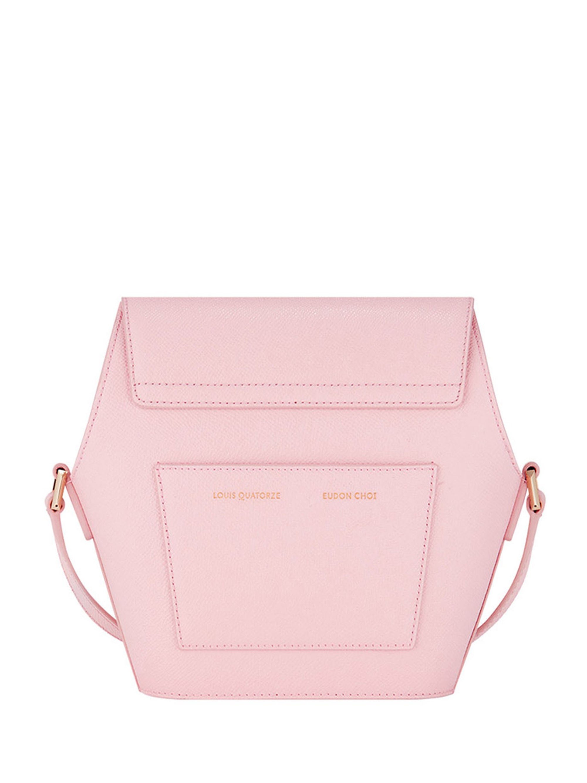 Lina Bag Embossed Pink - LOUIS QUATORZE