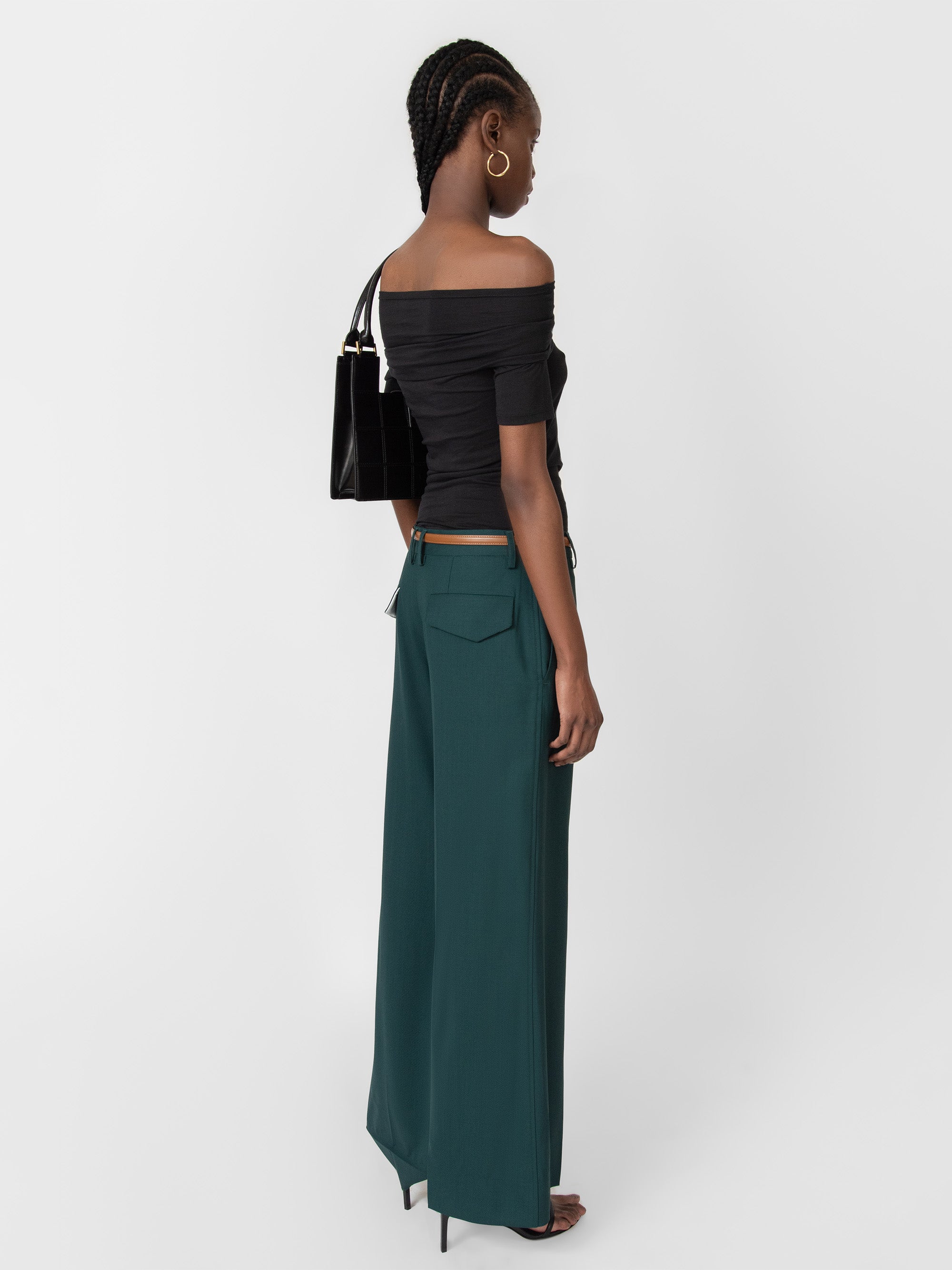 Gregg Trousers Dark Green