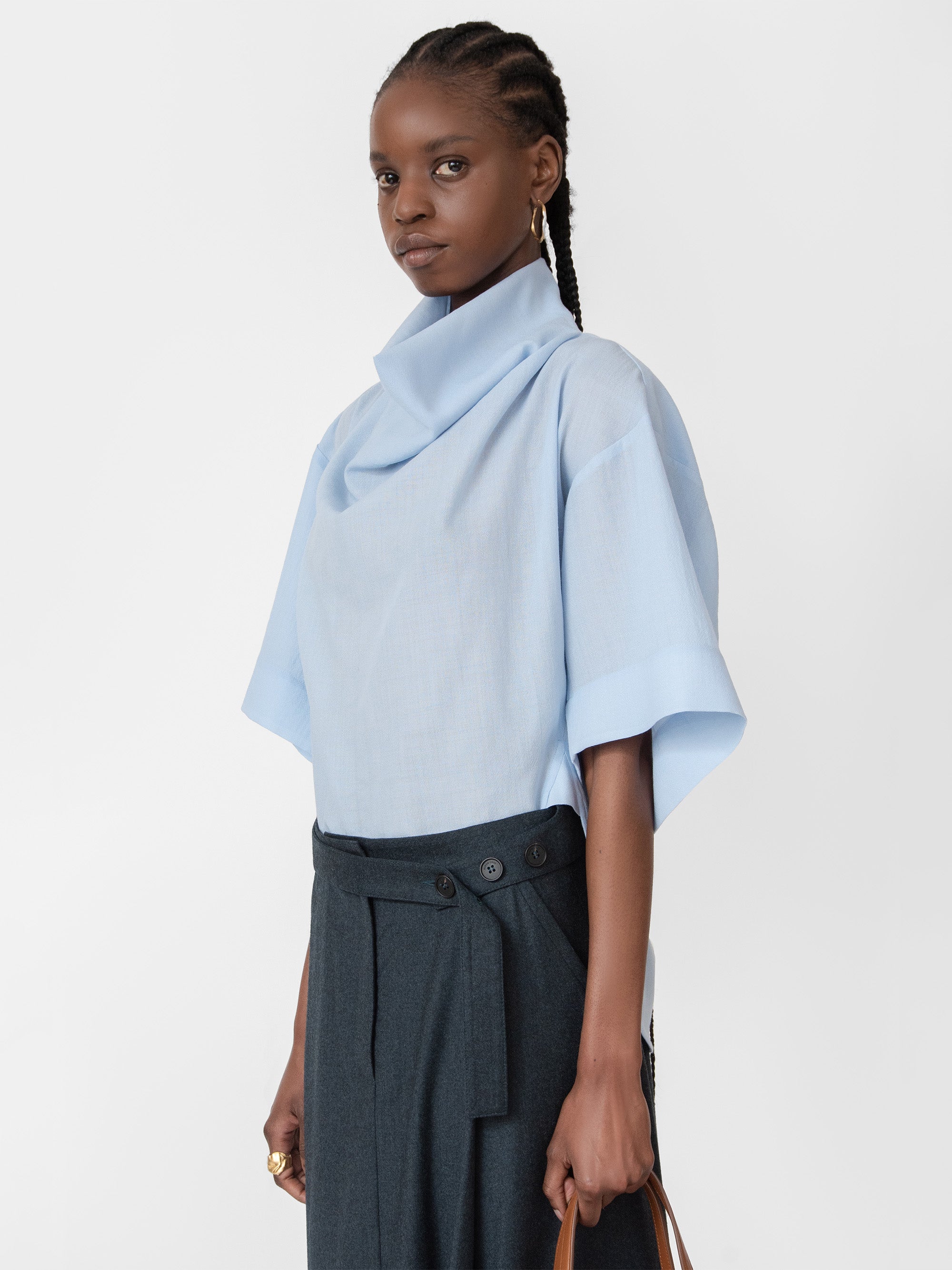 Zeenat Top Light Blue