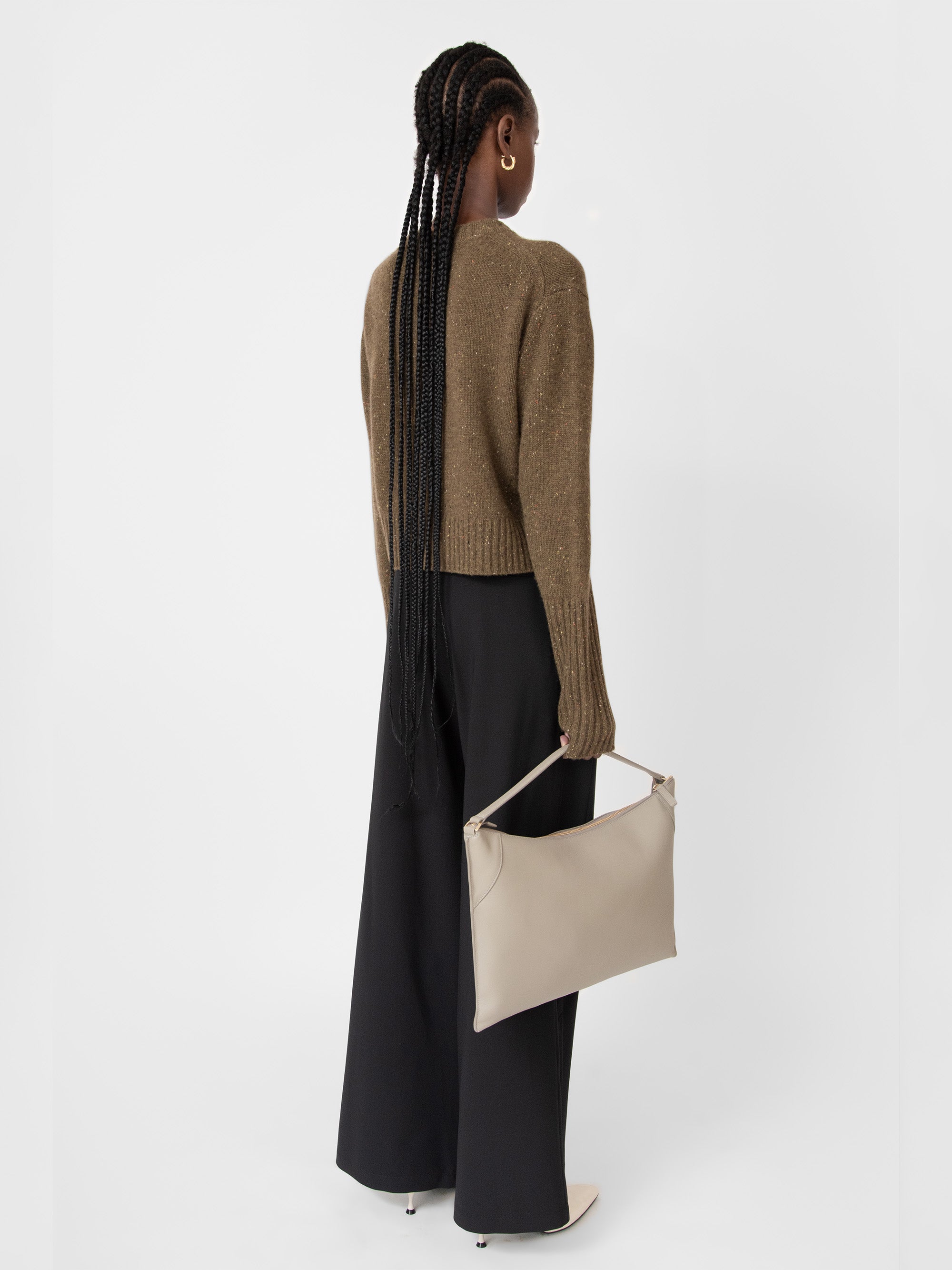Goodall Cashmere Knit Top Lichen