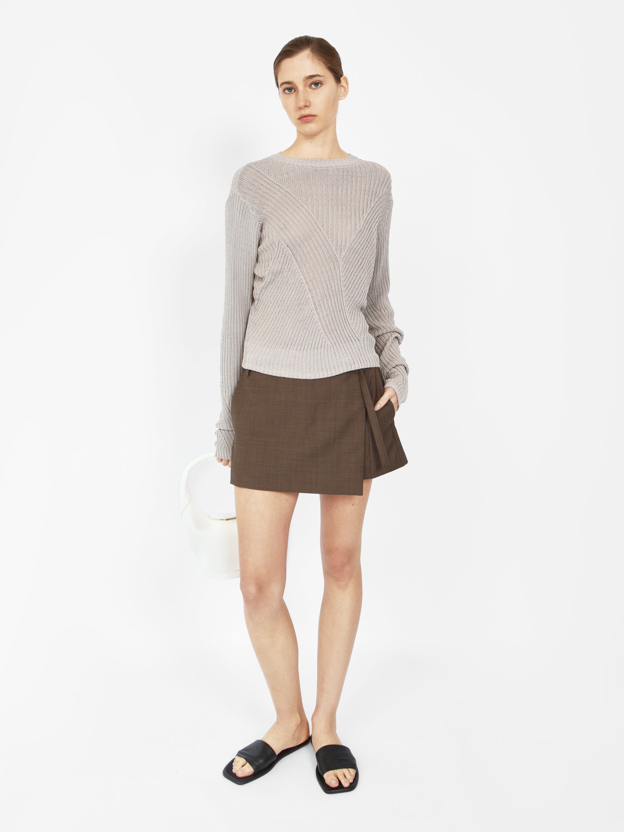 Joyce Knit Light Grey