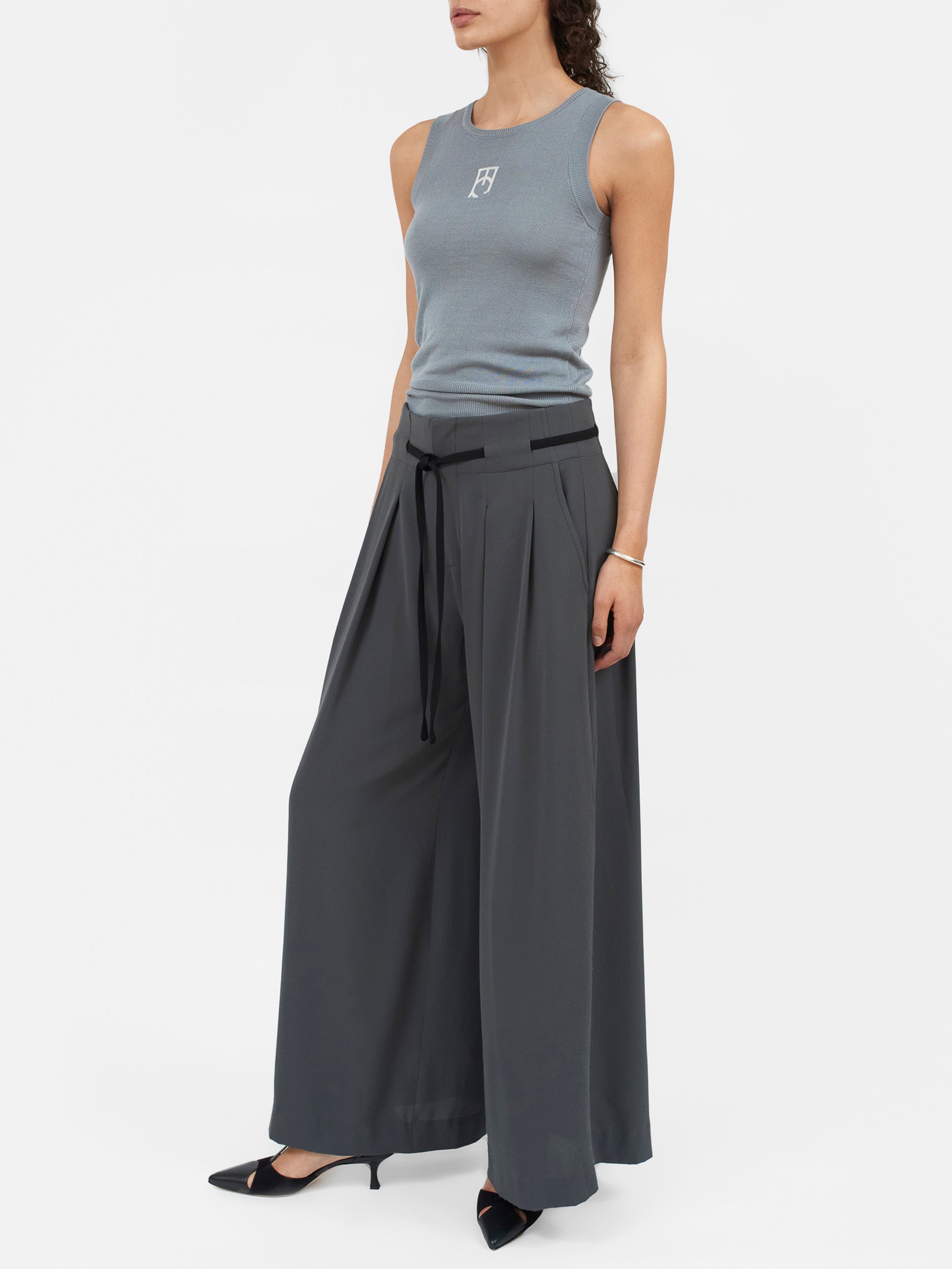 Rekha Vest Dove Blue