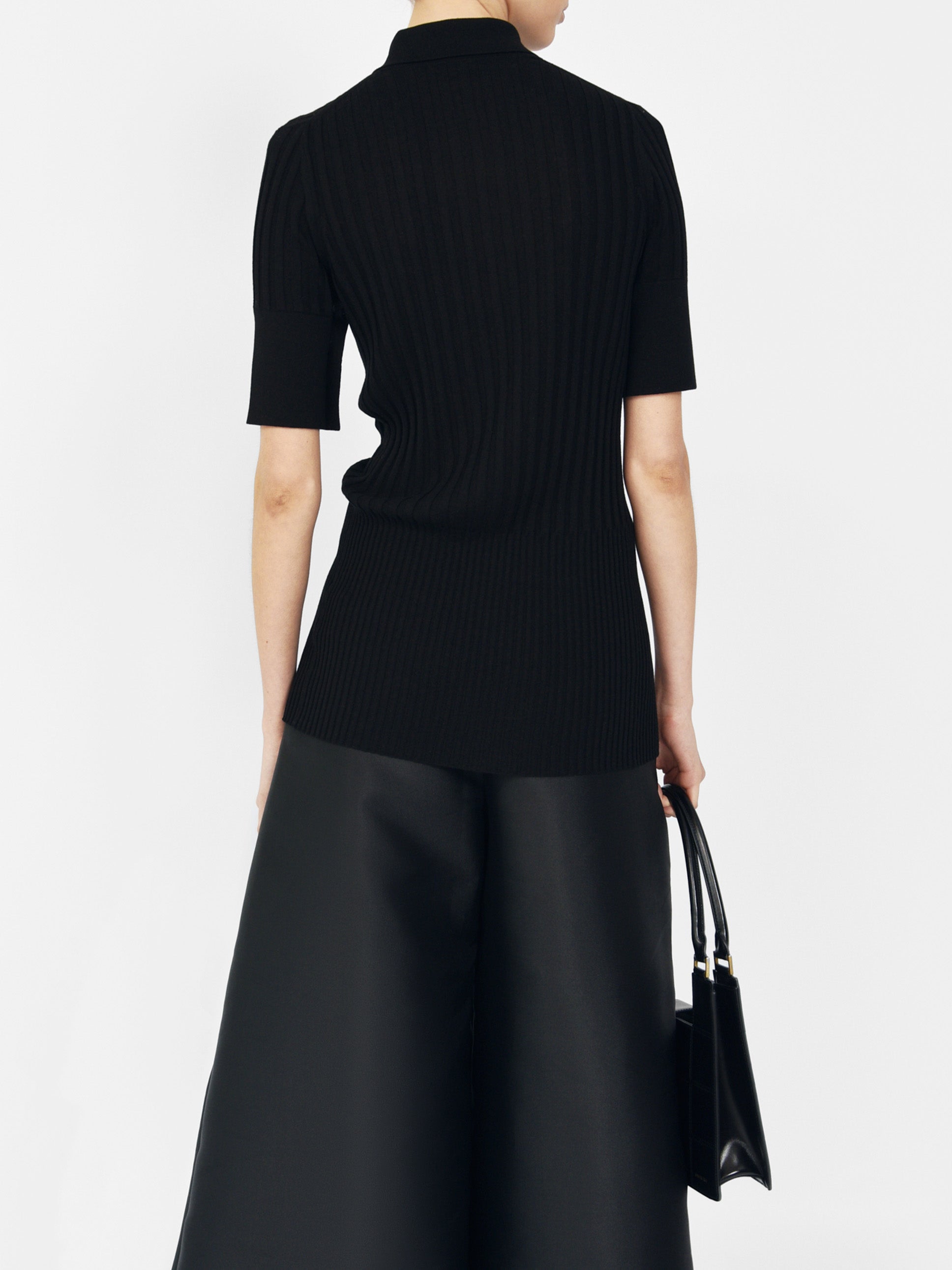 Rod Knit Black