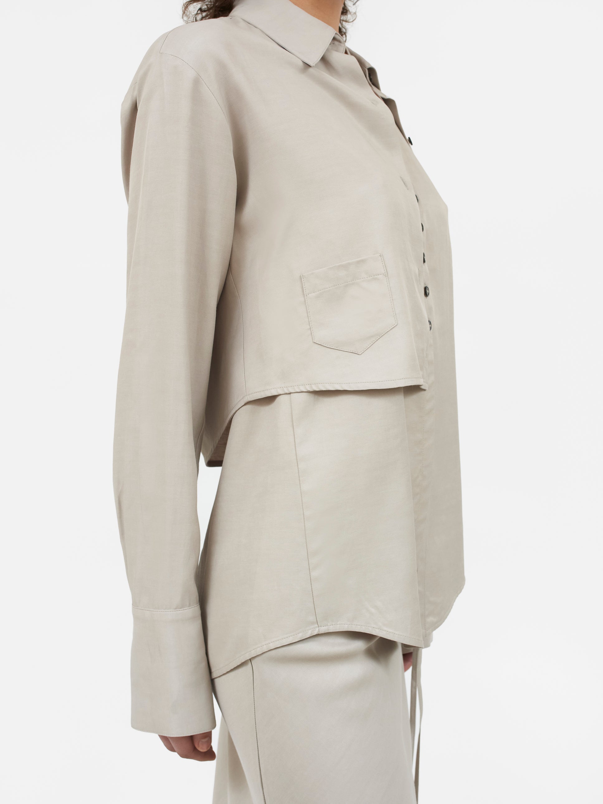 Indira Shirt Misty Grey