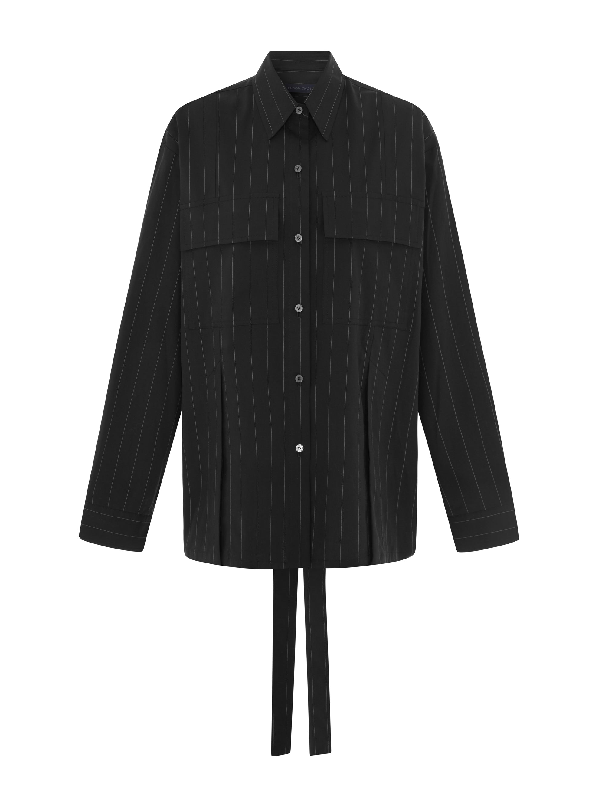 Sylvi Shirt Black and White Stripe