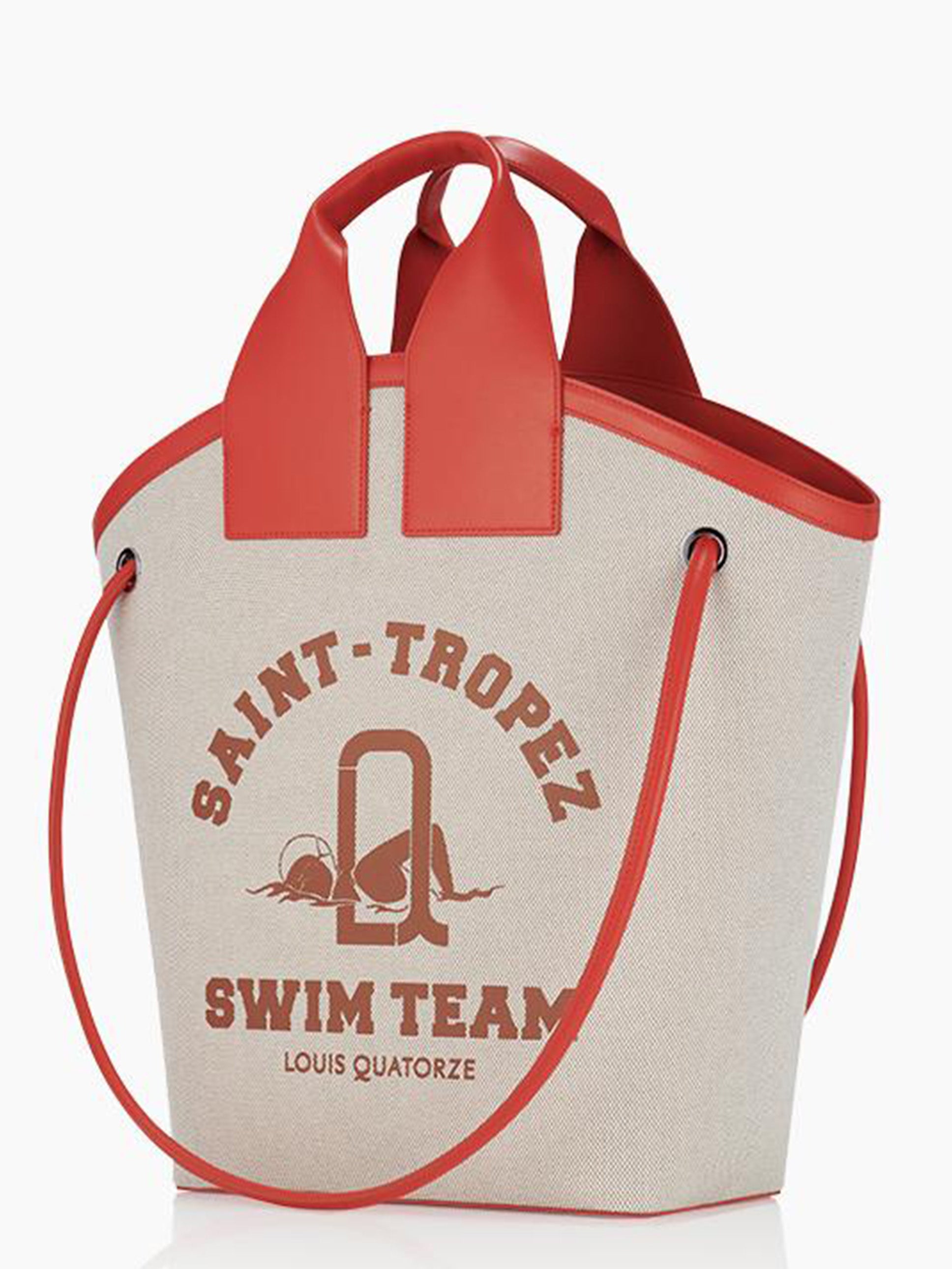 Saint-Tropez Bag Beige and Red