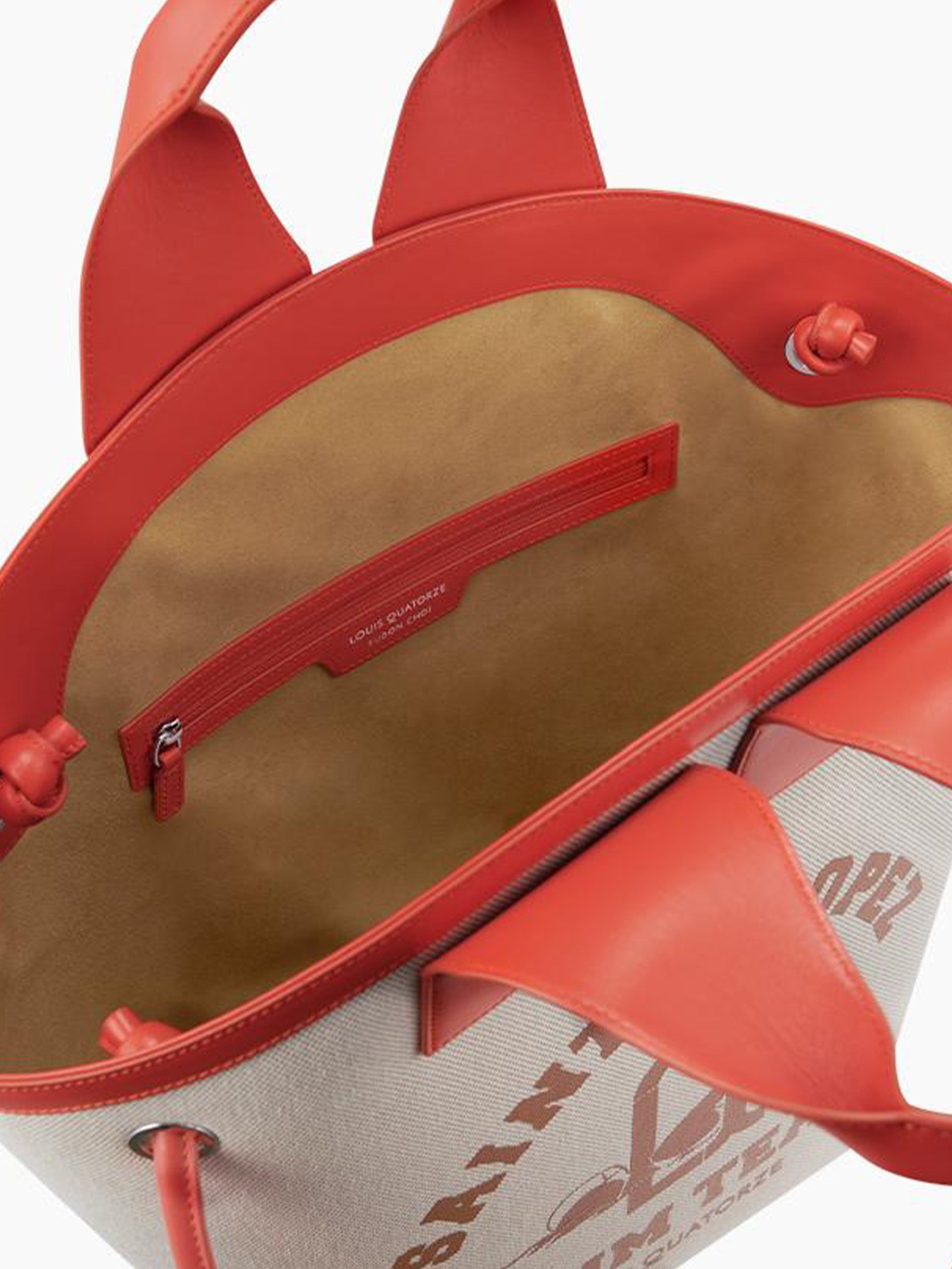 Saint-Tropez Bag Beige and Red