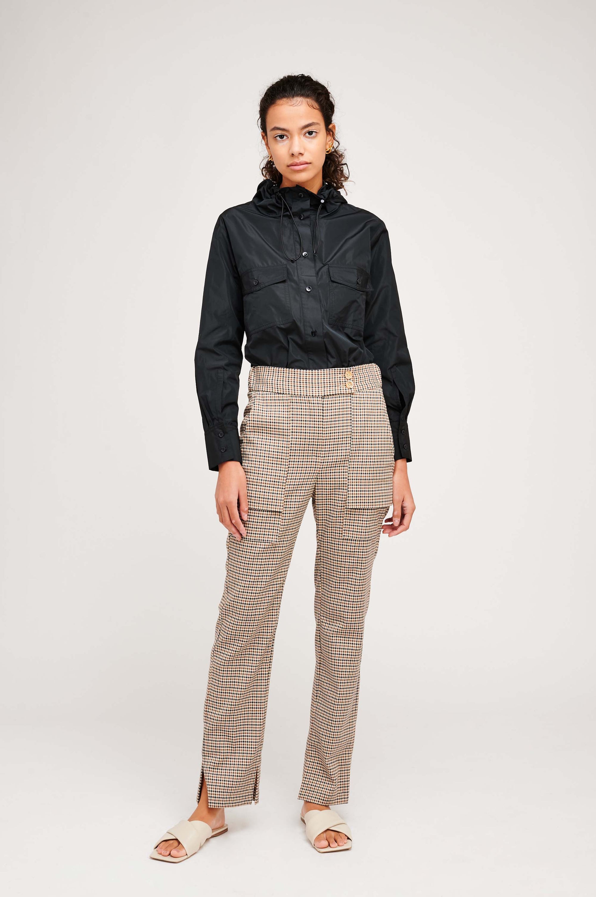 Angelika Trousers Brown Check