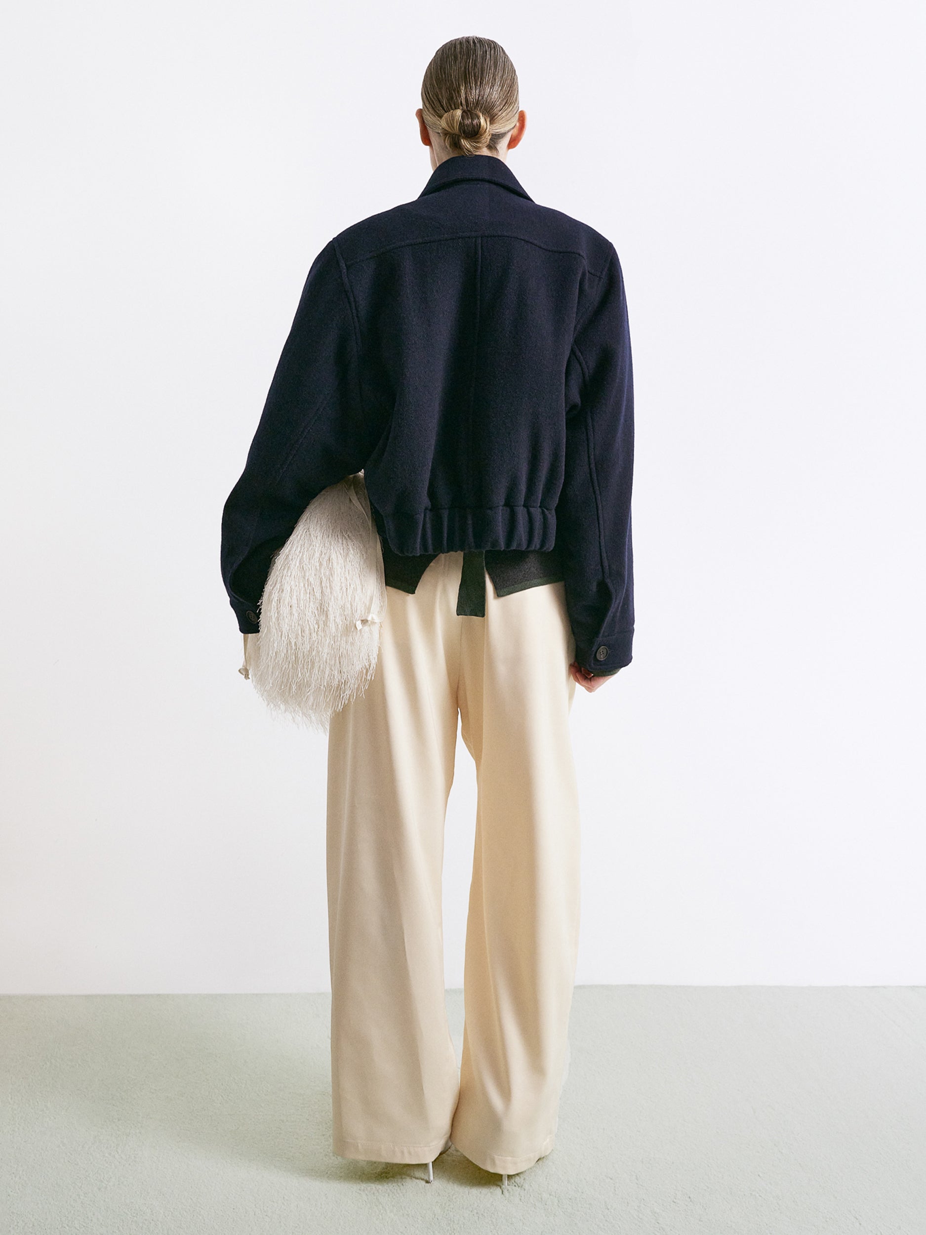 Colette Jacket Navy Peony