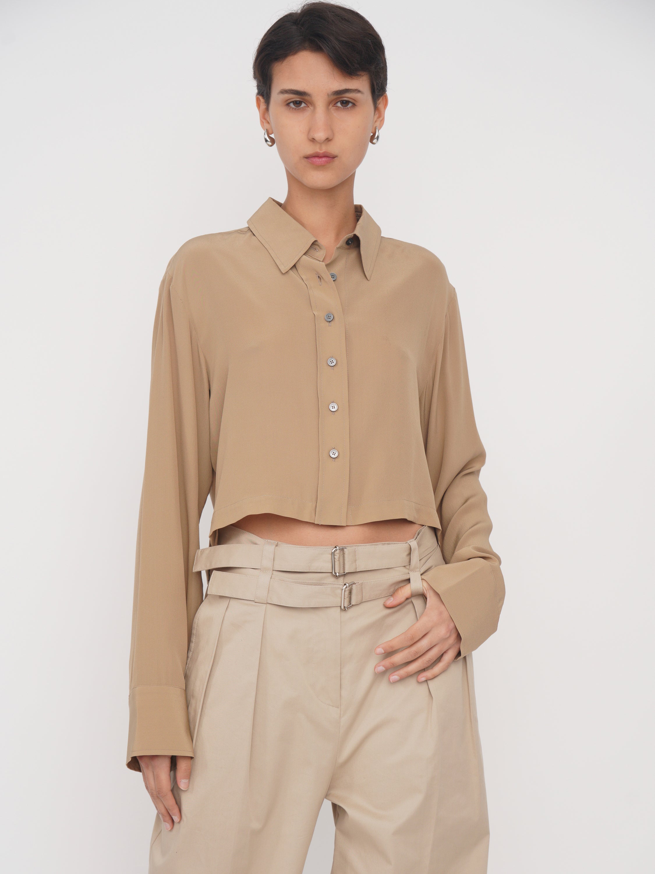 Tシャツ・カットソー EUDON CHOI Women Tunic Tops EC25RS3T 004DARK BEIGE Beige TOPS & SHIRTS - EUDON CHOI