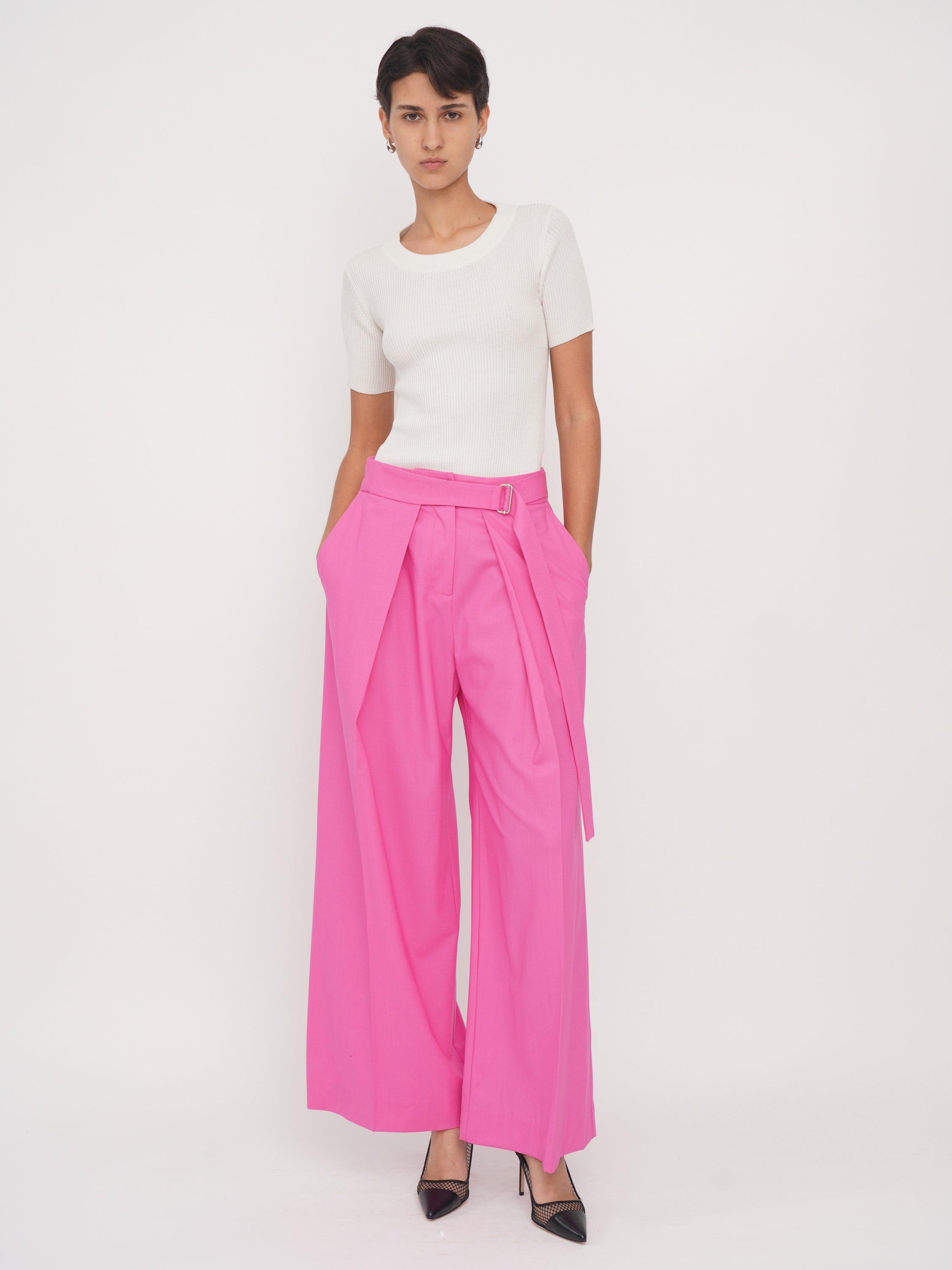 Malena Trousers Pink - EUDON CHOI