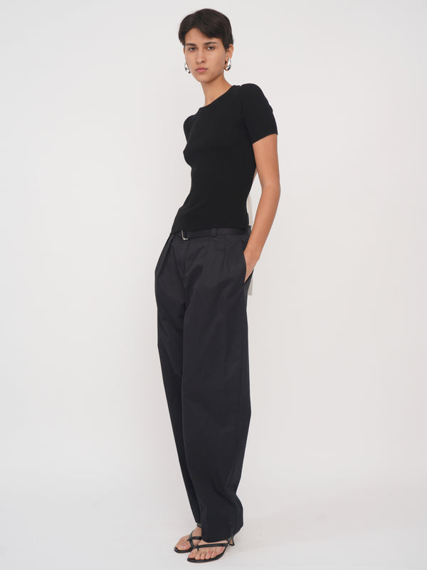 トップス IRELAND HANDKNIT BLACK36 Leda Top Black - EUDON CHOI