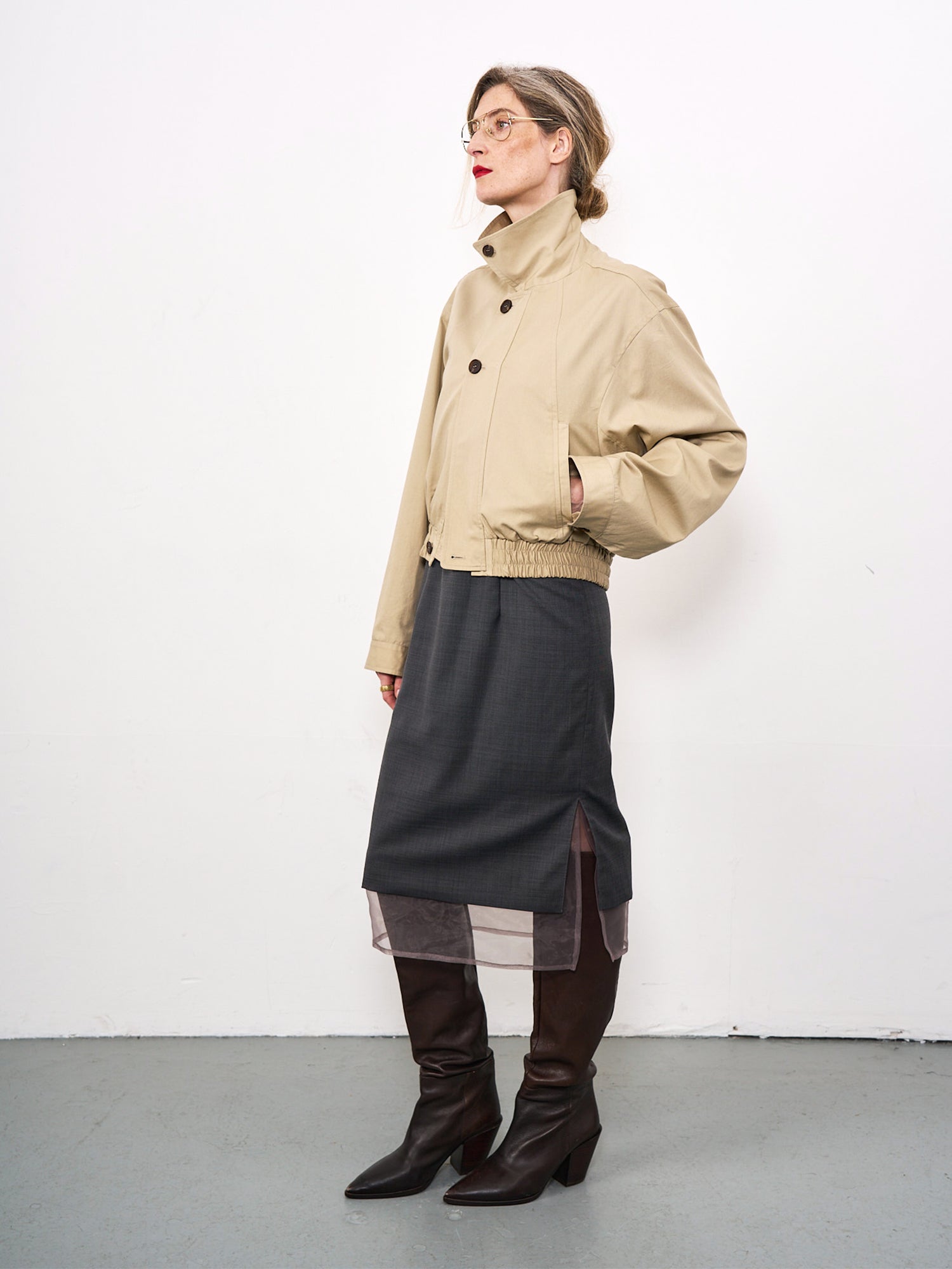 August Bomber Jacket Cashew