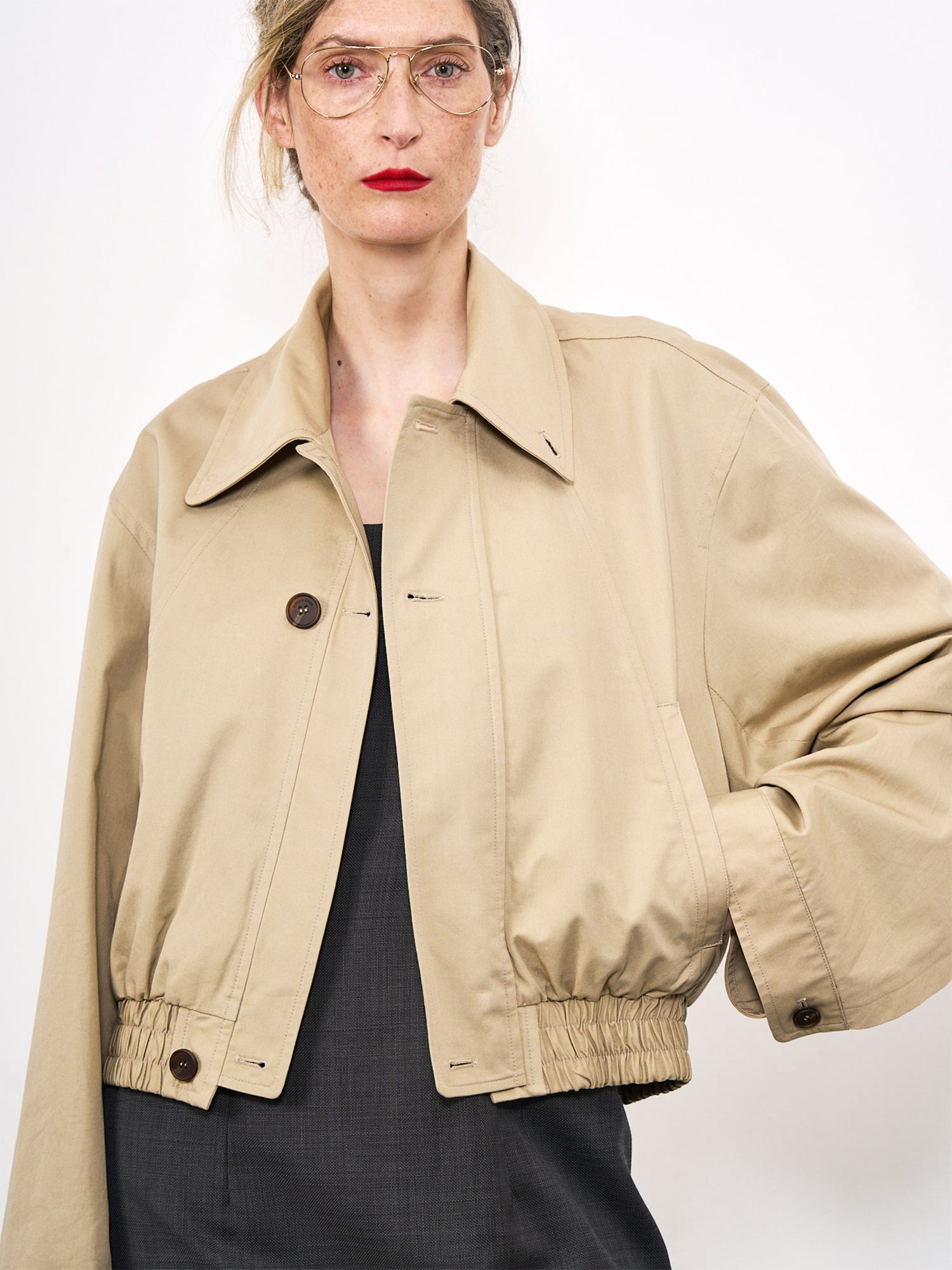 August Bomber Jacket Cashew