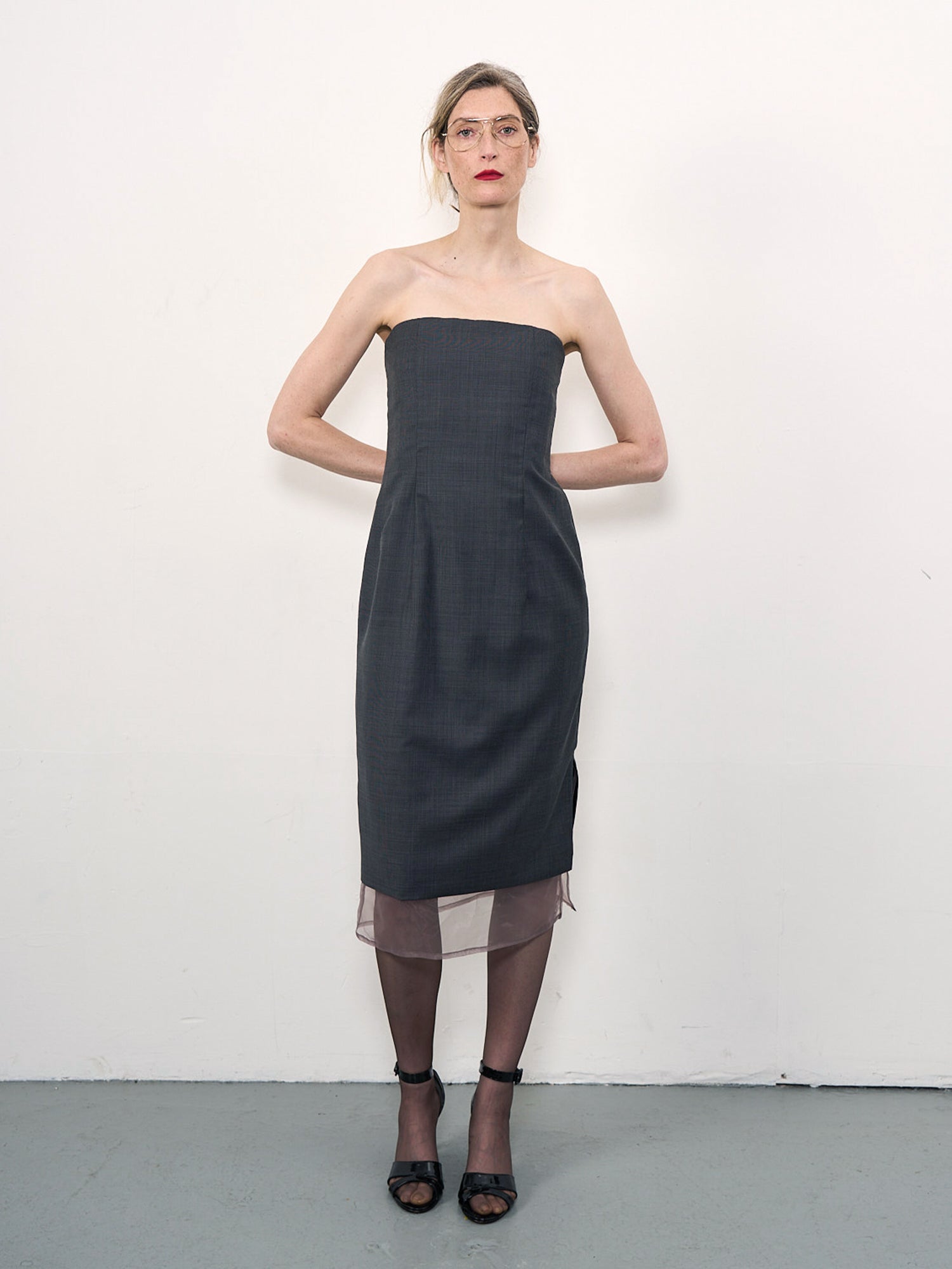 Dottie Dress Gunmetal