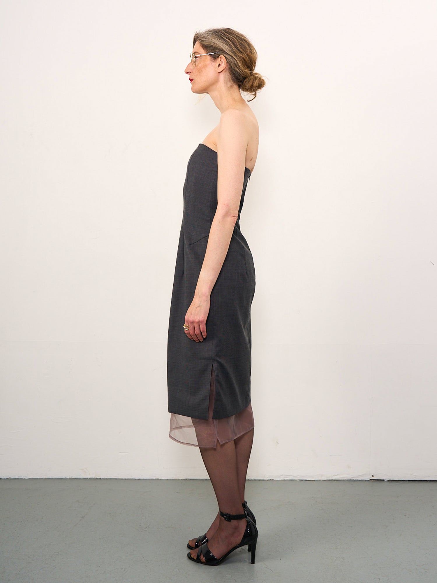 Dottie Dress Gunmetal