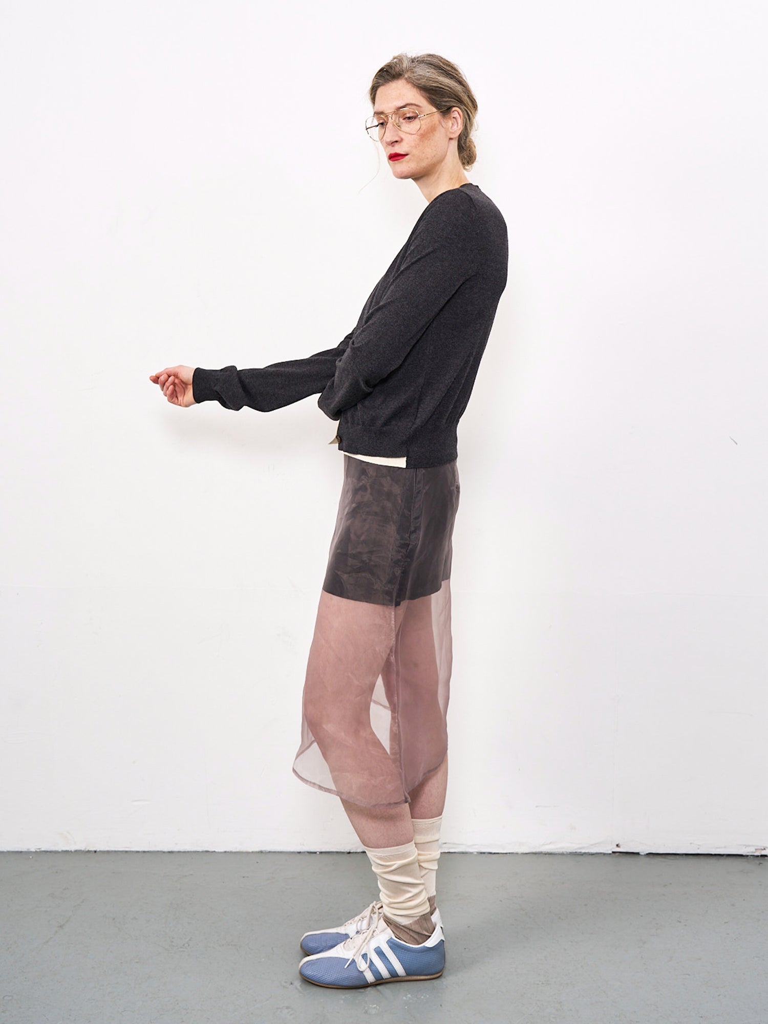 Rapha Cardigan Charcoal and Cream