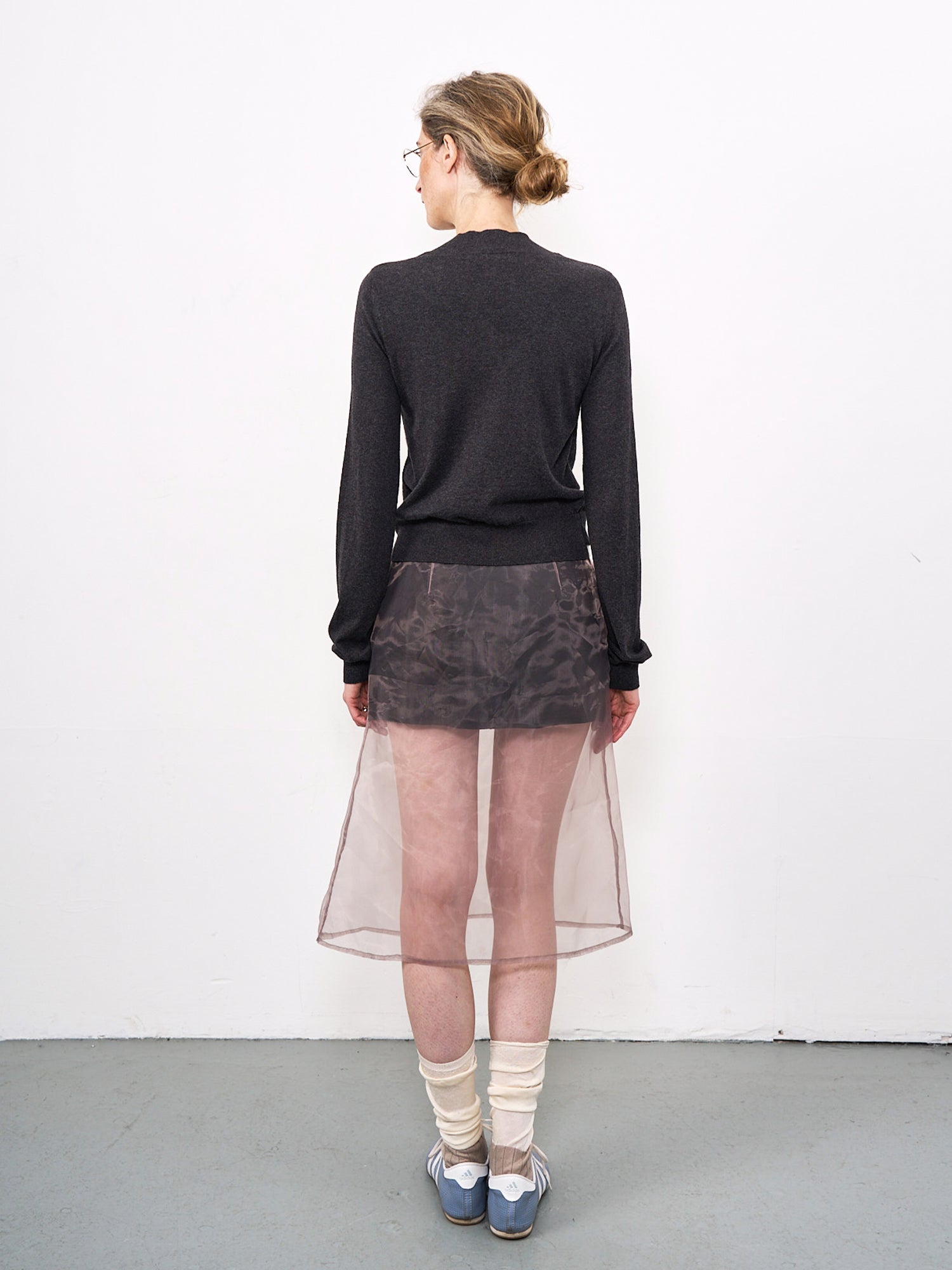 Rapha Cardigan Charcoal and Cream