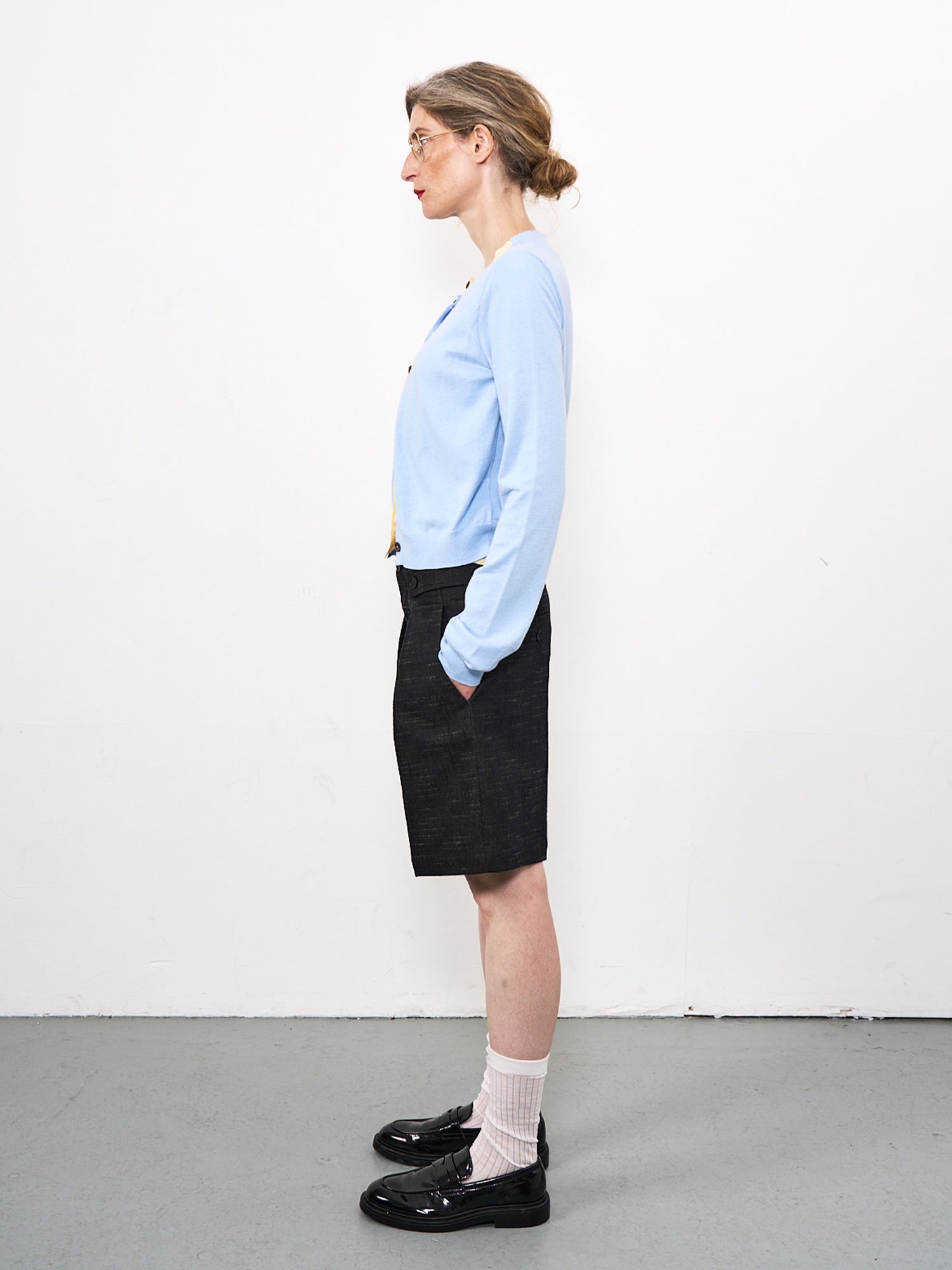 Rapha Cardigan Blue and Butter