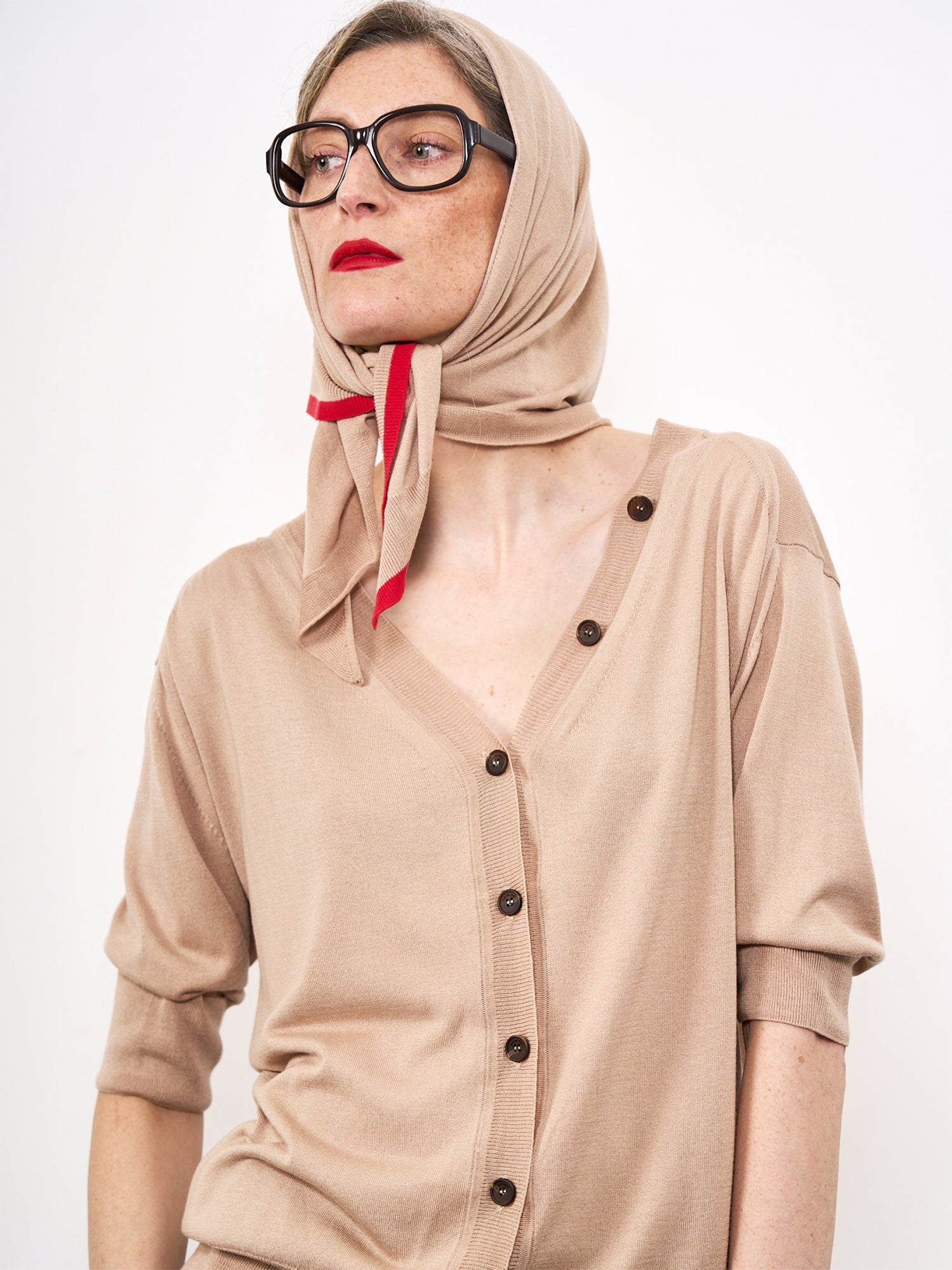 Naima Top Cashew and Red