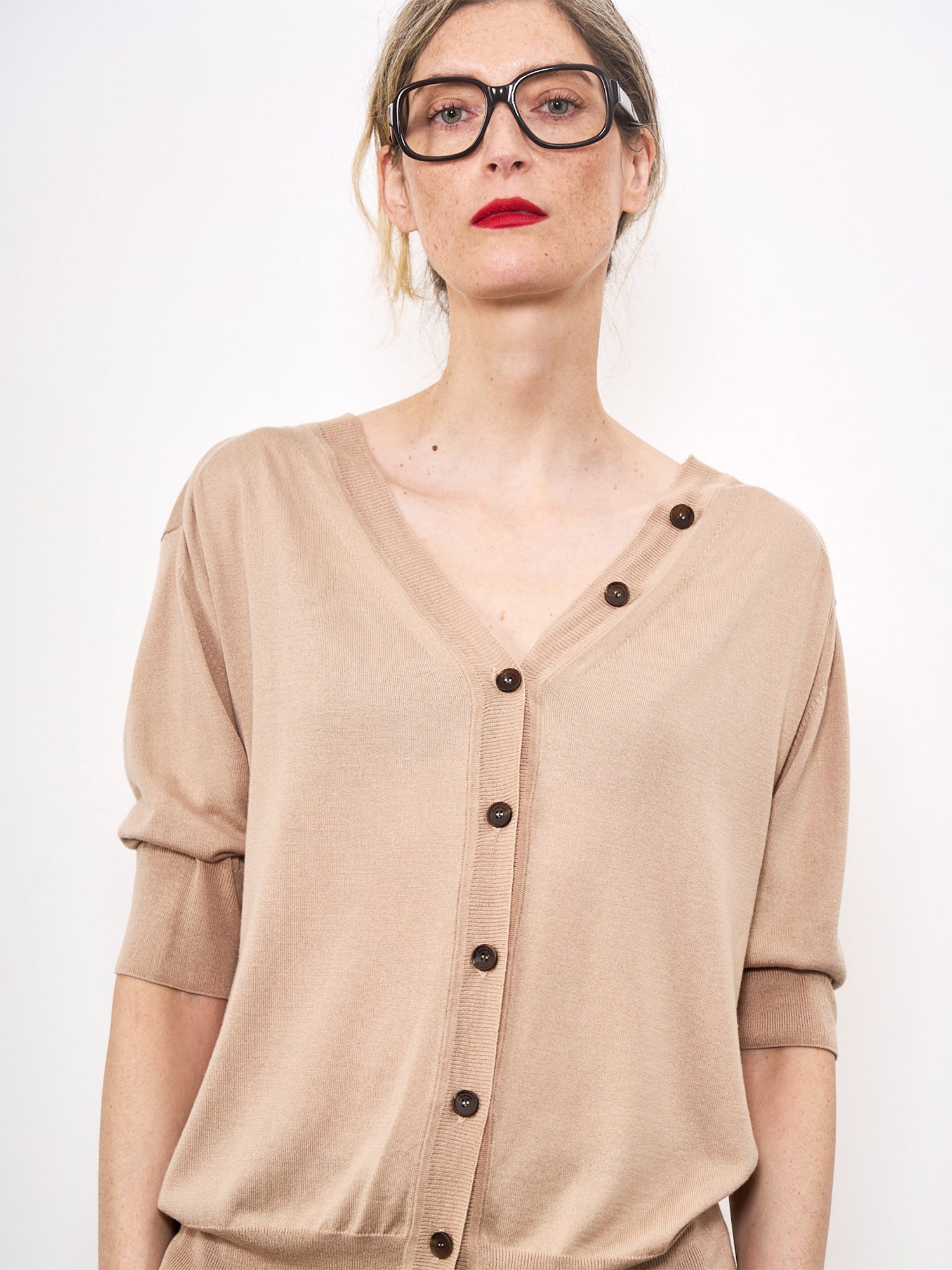 Naima Top Cashew and Red