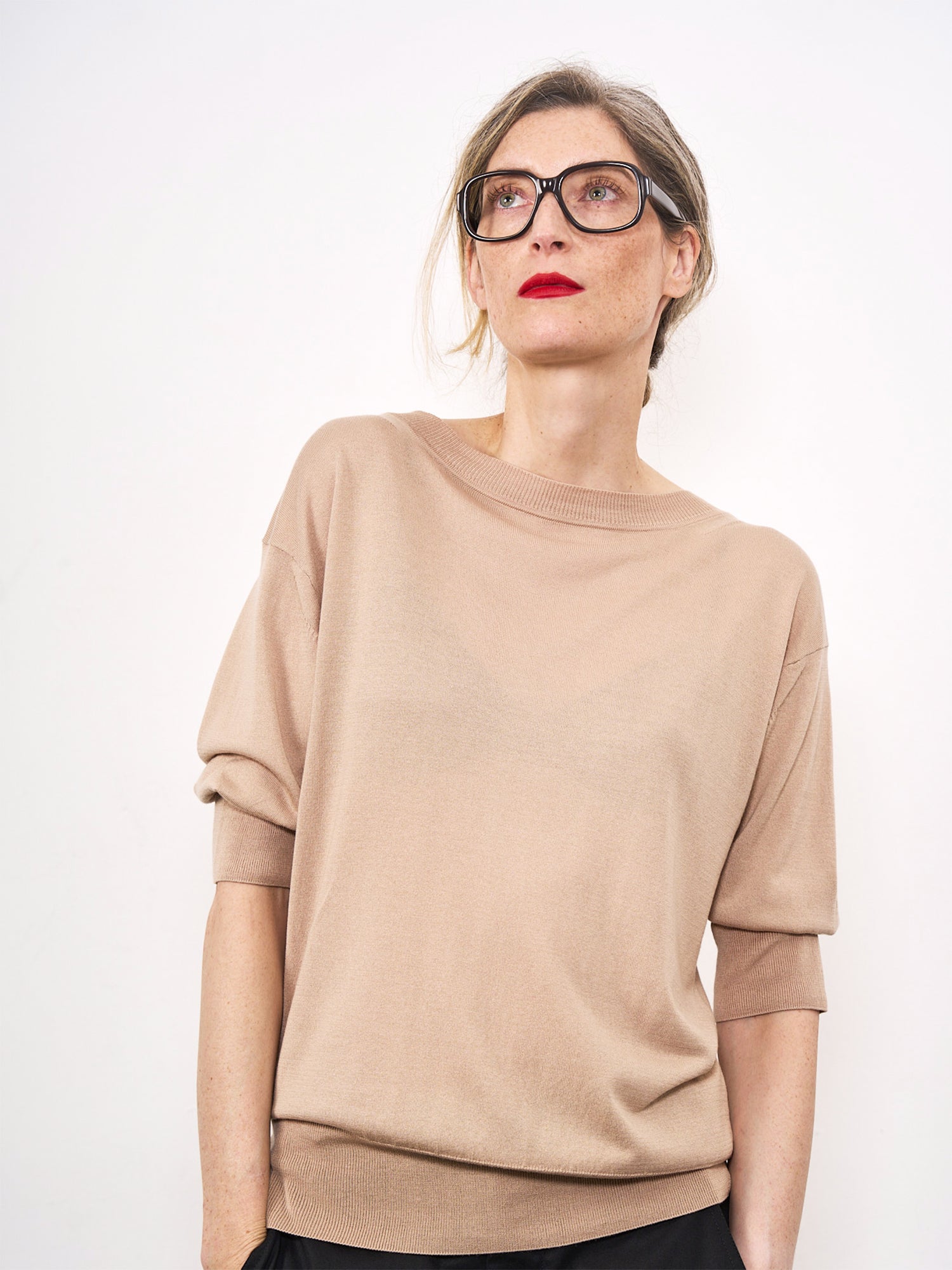 Naima Top Cashew and Red