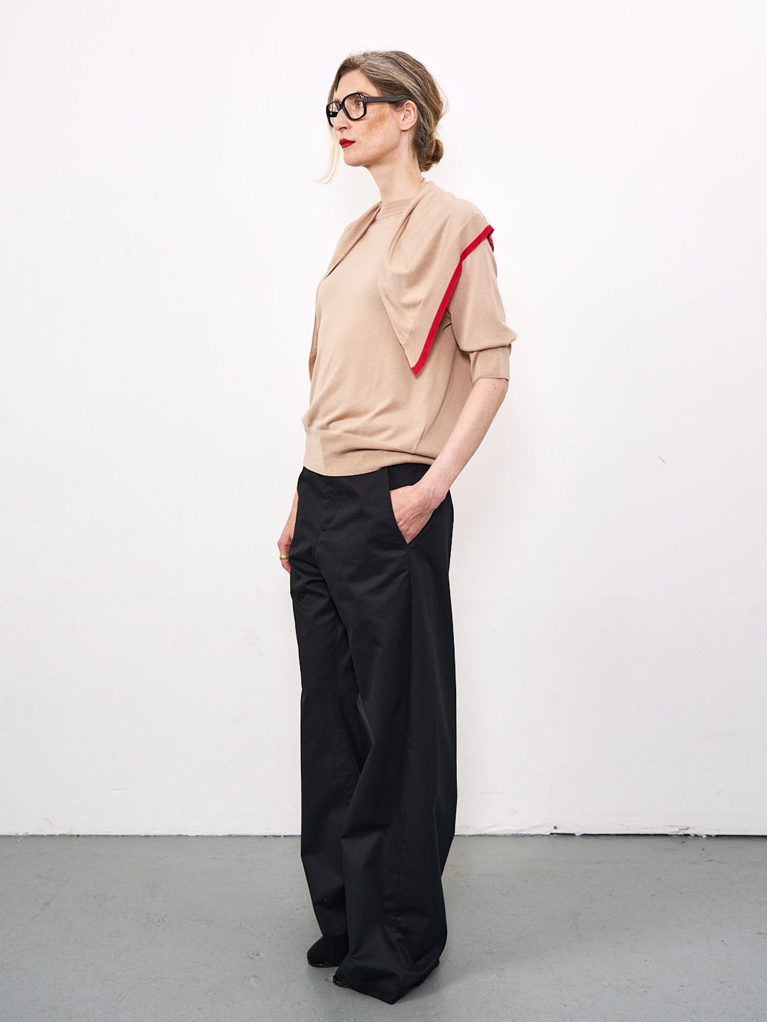 Naima Top Cashew and Red